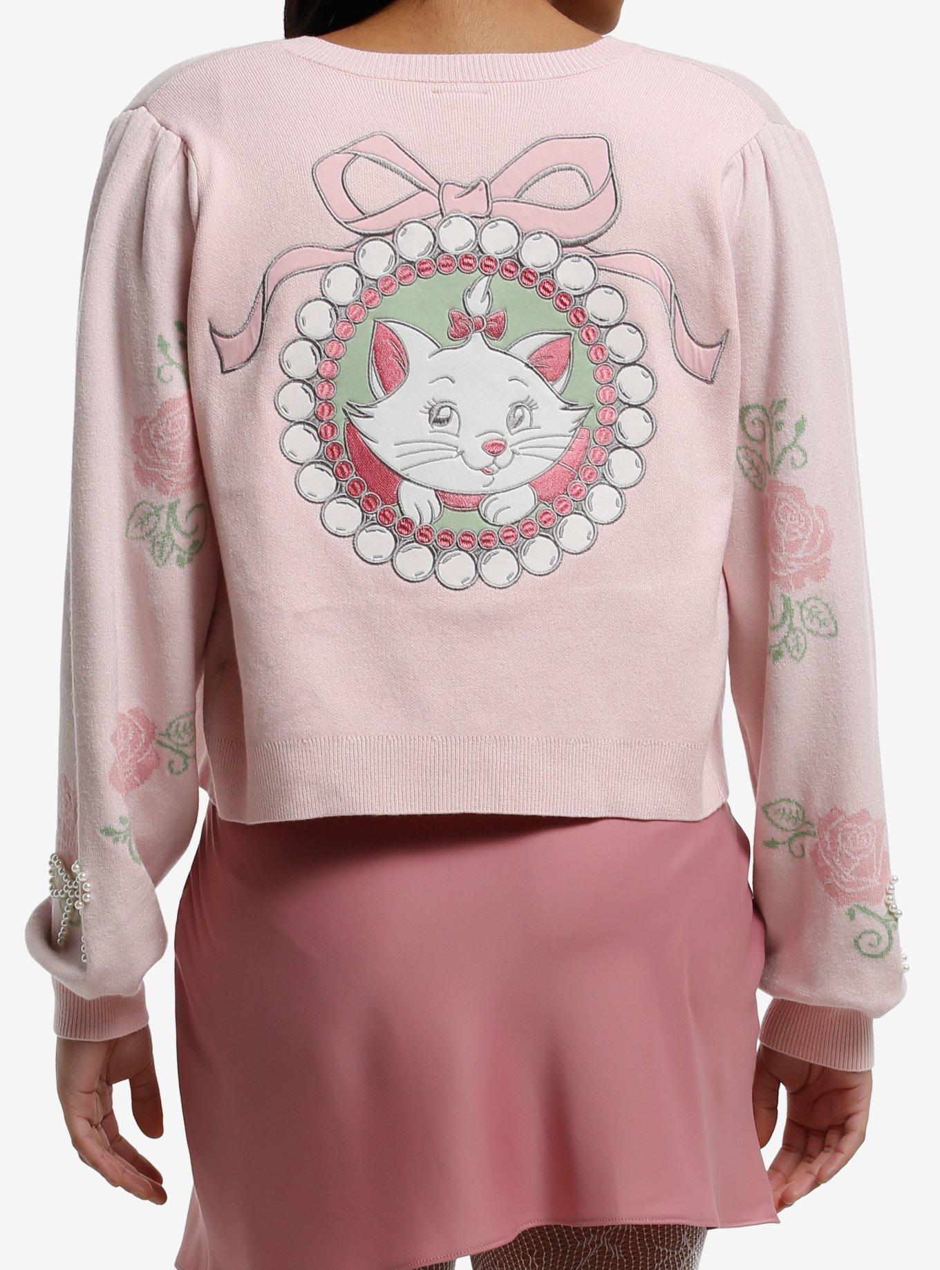 Her Universe Disney The Aristocats Marie Roses Tie-Front Cardigan Her Universe Exclusive, , hi-res