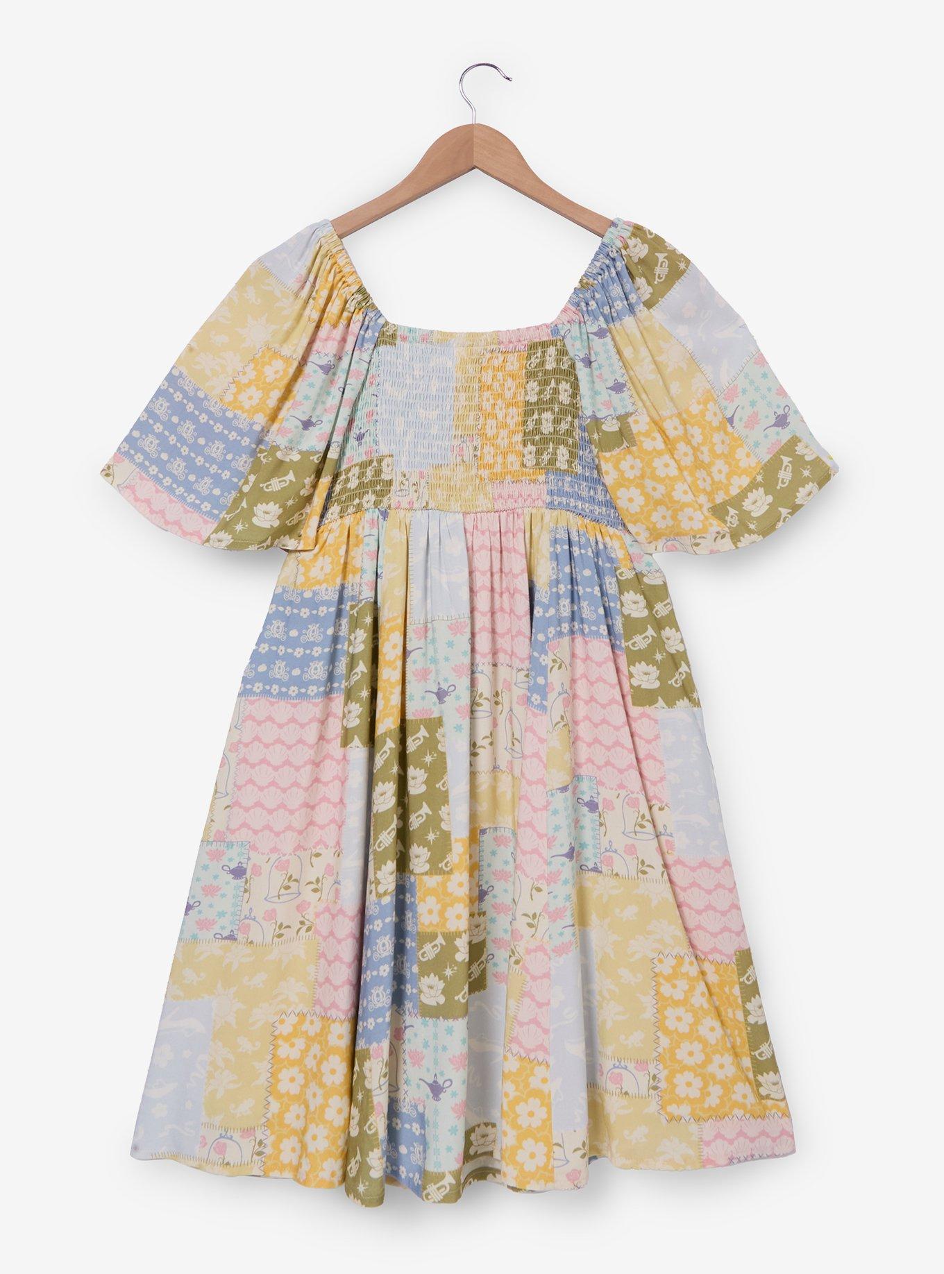 Disney Princess Icons Patchwork Quilt Dress Plus Size, , hi-res