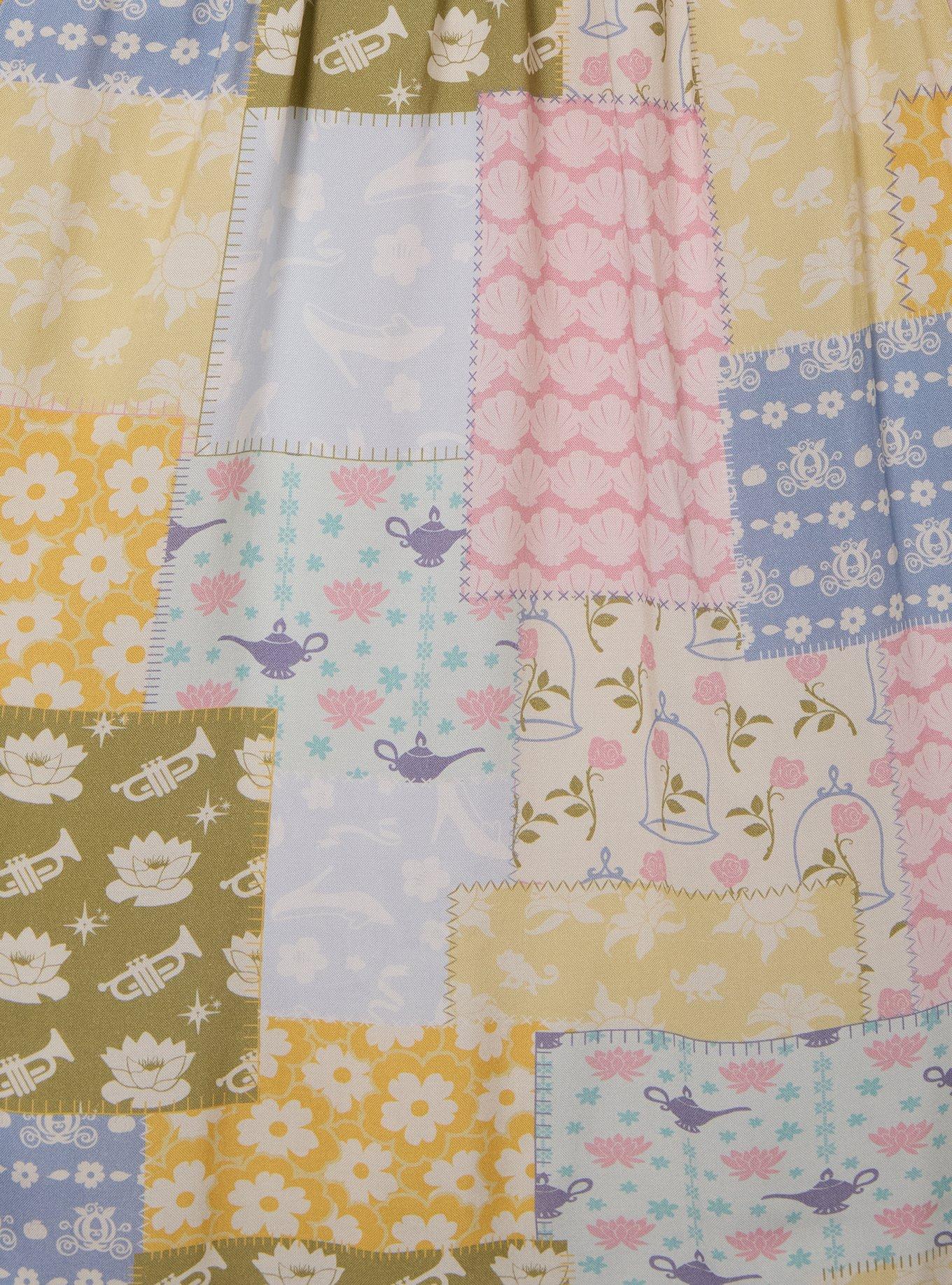 Disney Princess Icons Patchwork Quilt Dress Plus Size, MULTI, alternate - view 3