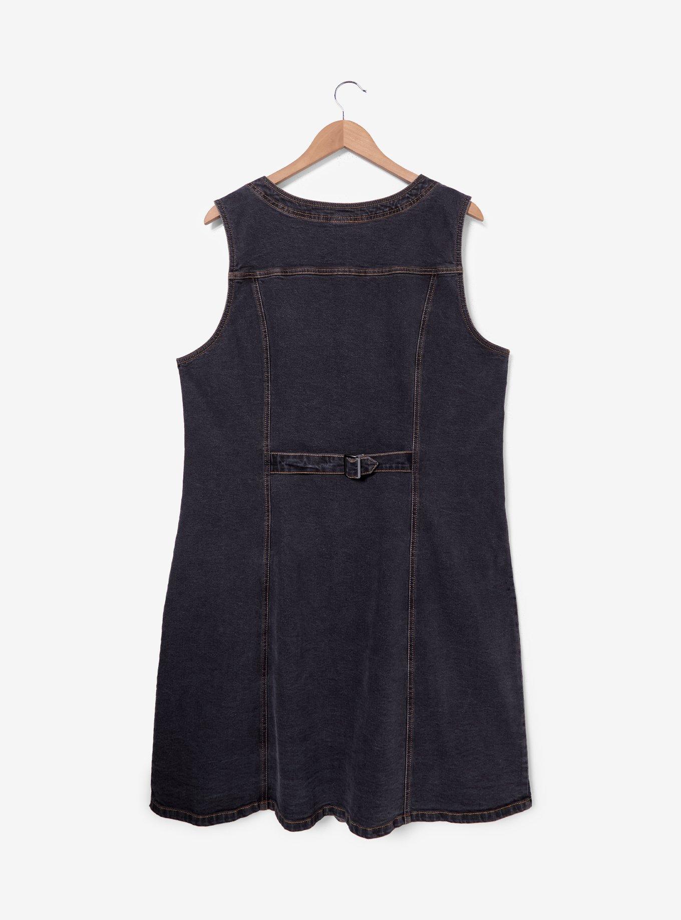Harry Potter Icons Plus Size Denim Dress, DARK WASH, alternate - view 3
