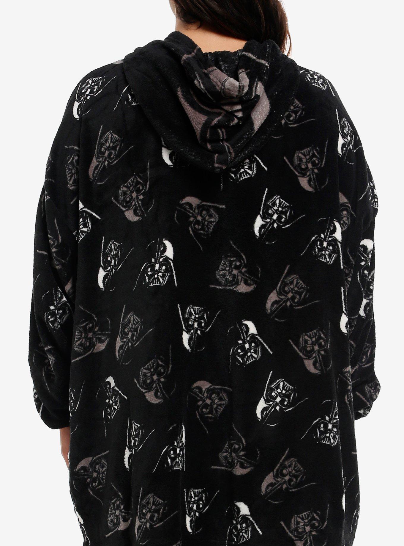 Star Wars Darth Vader Fuzzy Oversized Hoodie, , hi-res