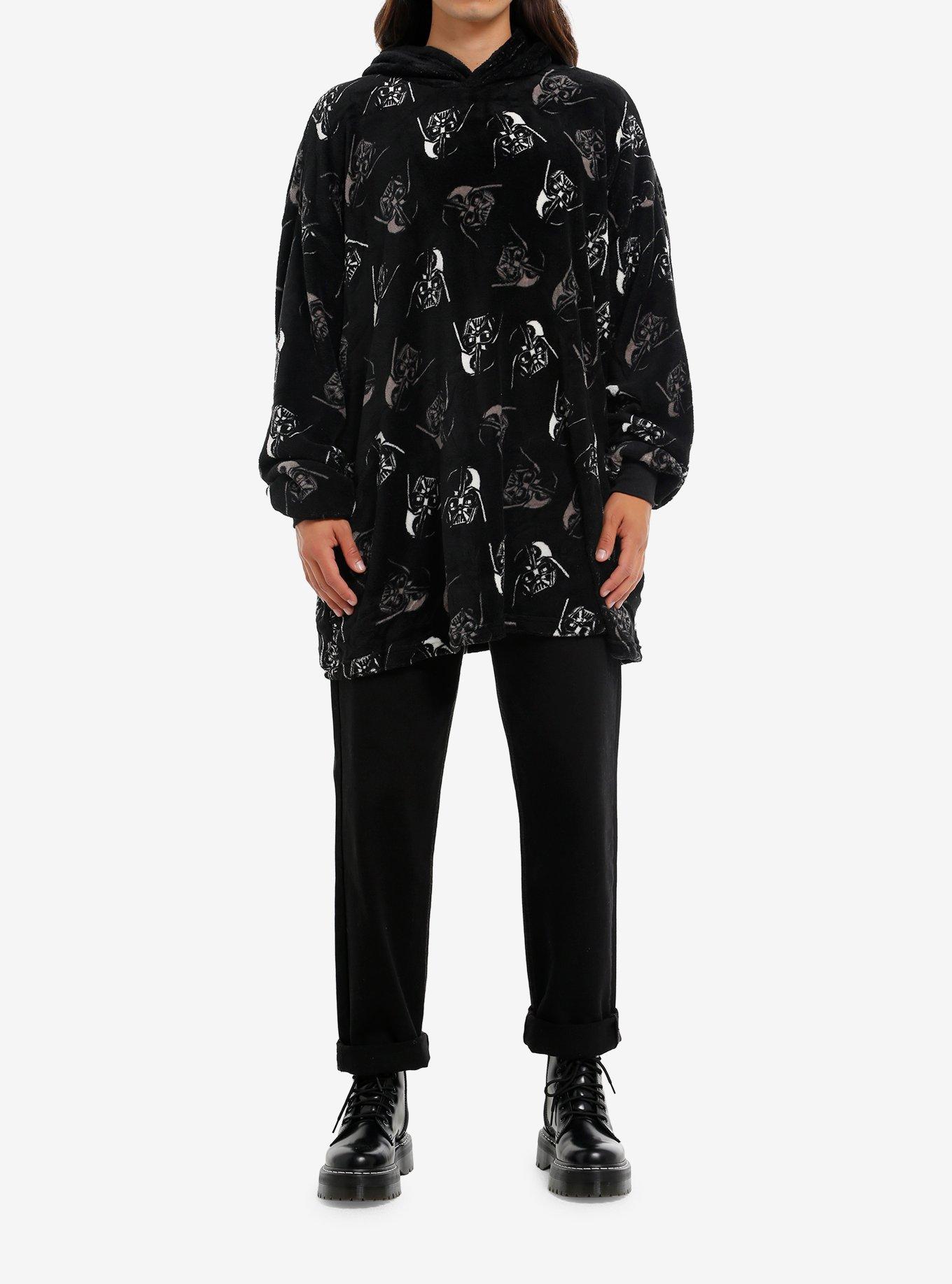 Star Wars Darth Vader Fuzzy Oversized Hoodie, , alternate