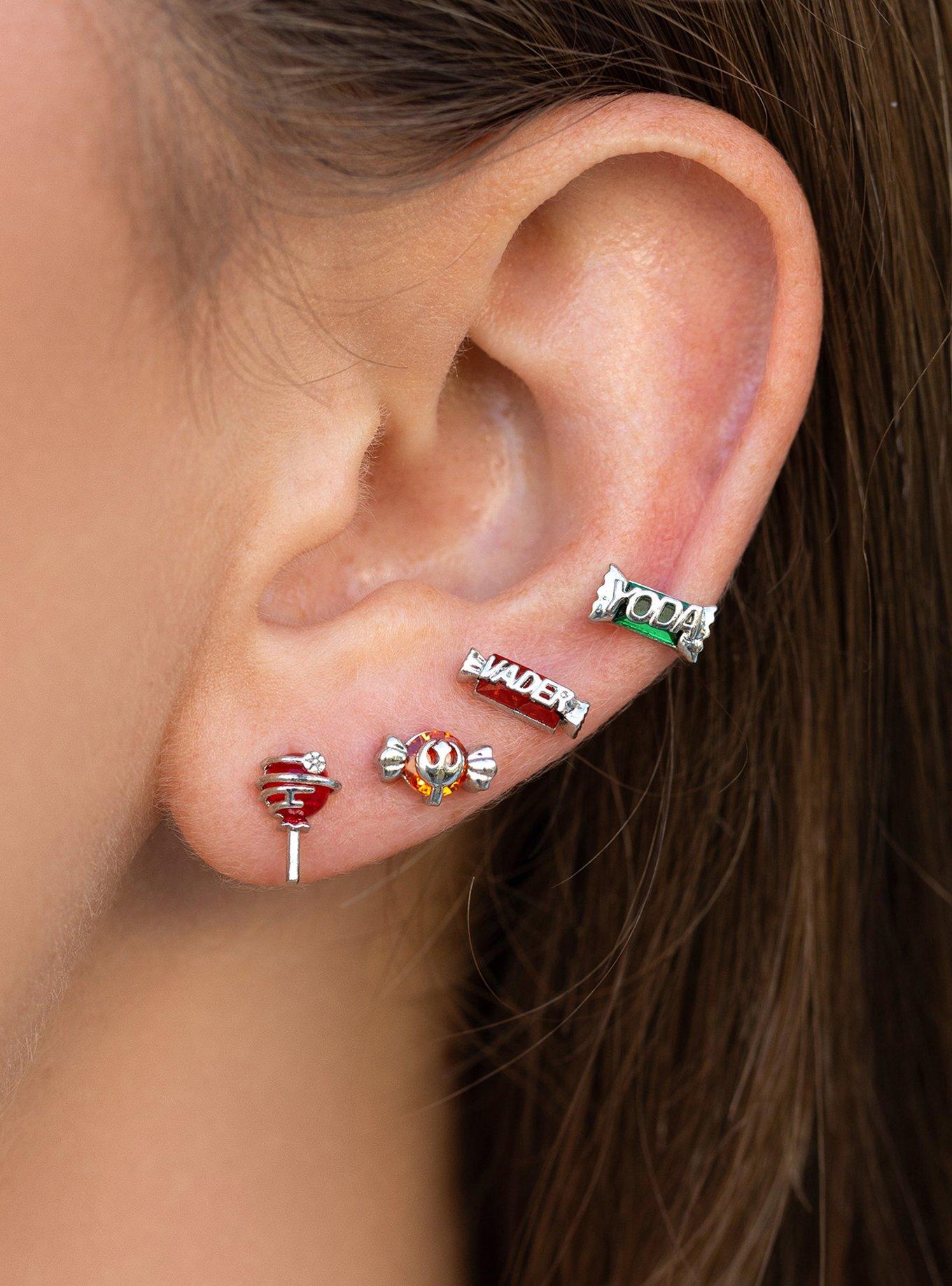 Star Wars X Girls Crew Galactic Treats Mismatch Stud Earring Set, , alternate