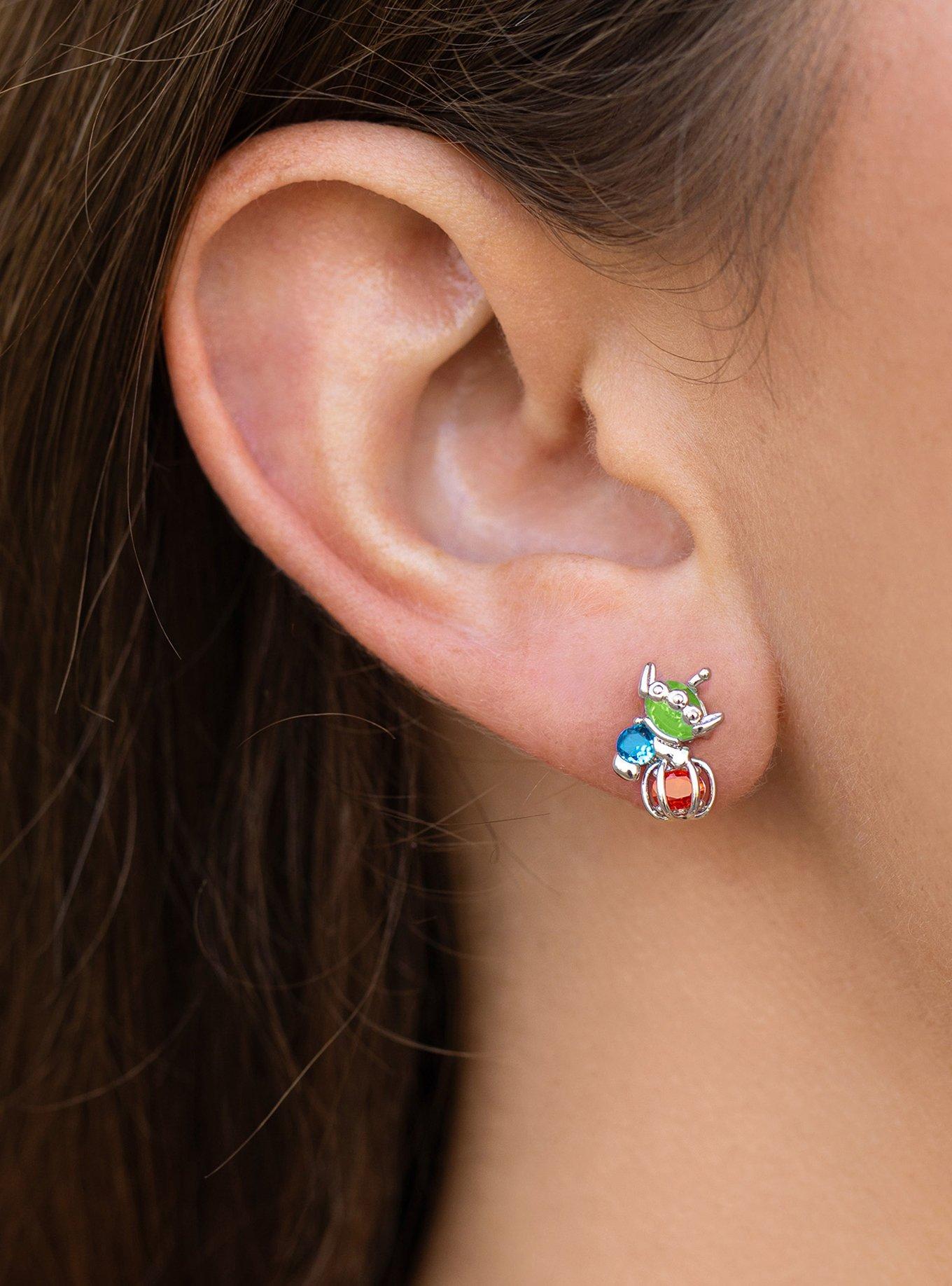 Disney Pixar X Girls Crew Toy Story Alien Pumpkin Stud Earrings, , hi-res