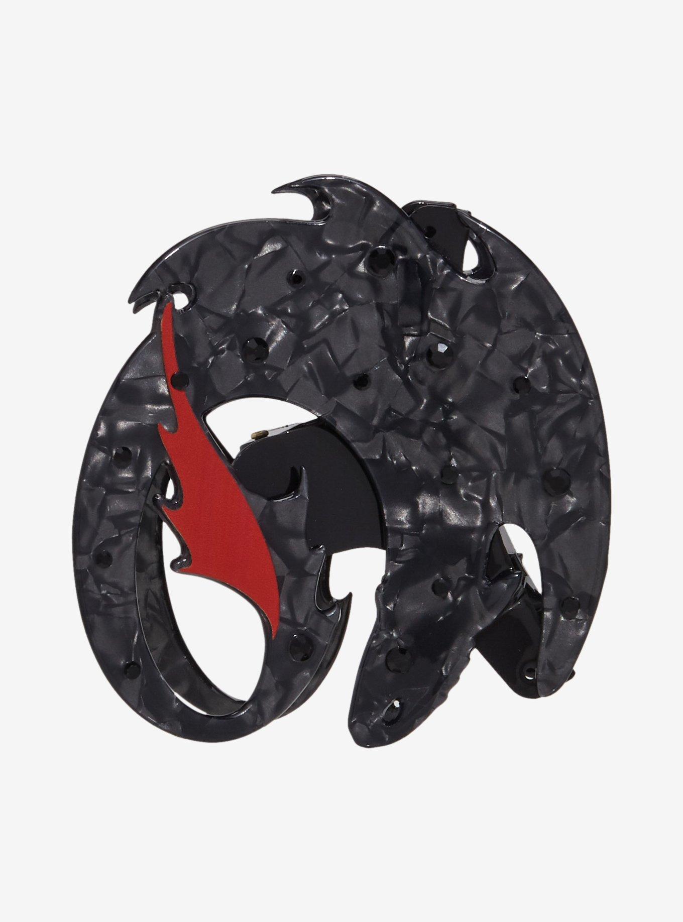 How To Train Your Dragon Toothless Emblem Claw Hair Clip, , hi-res