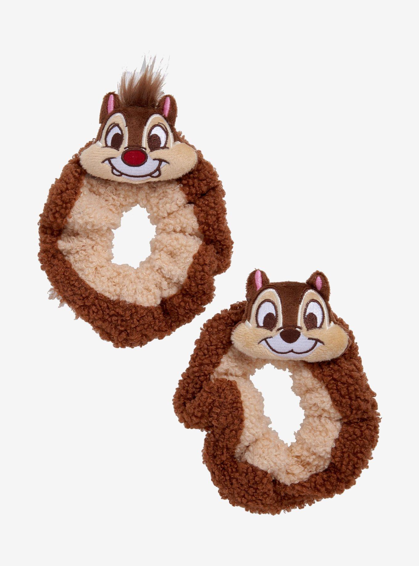 Disney Chip 'N' Dale Plush Hair Scrunchie Set, , hi-res