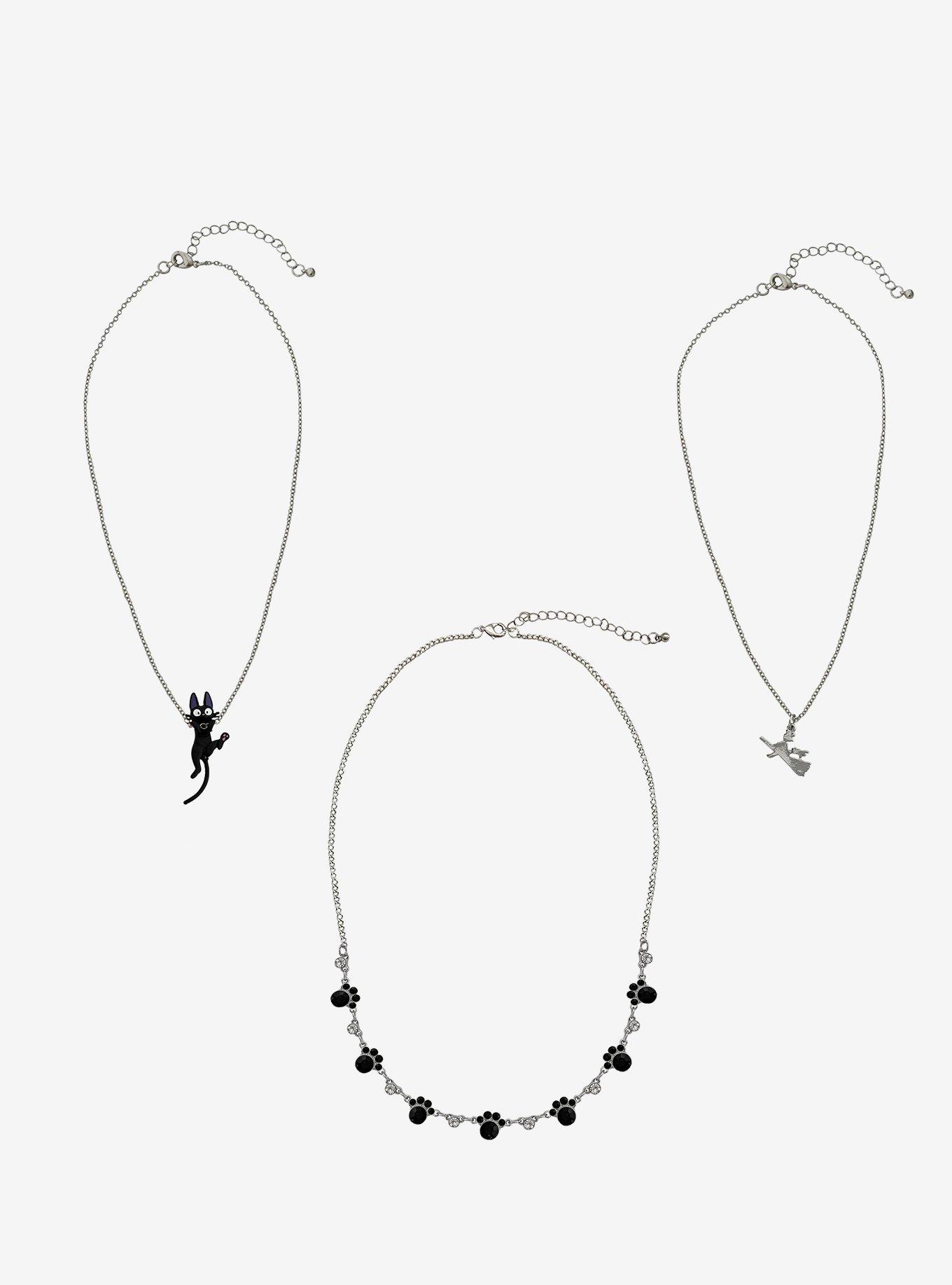 Studio Ghibli® Kiki's Delivery Service Jiji & Kiki Necklace Set, , hi-res