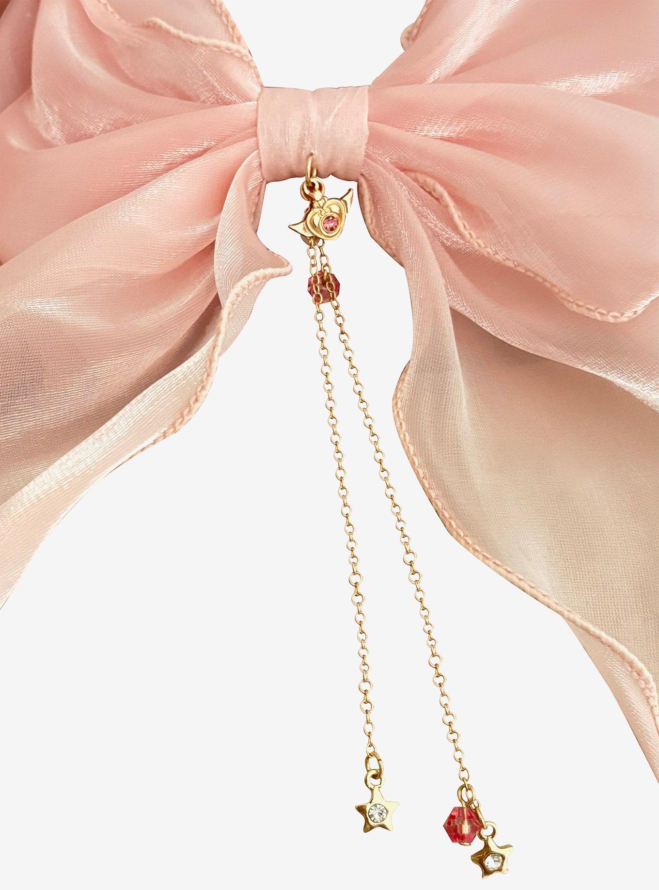 Pretty Guardian Sailor Moon Charm Organza Hair Bow, , alternate