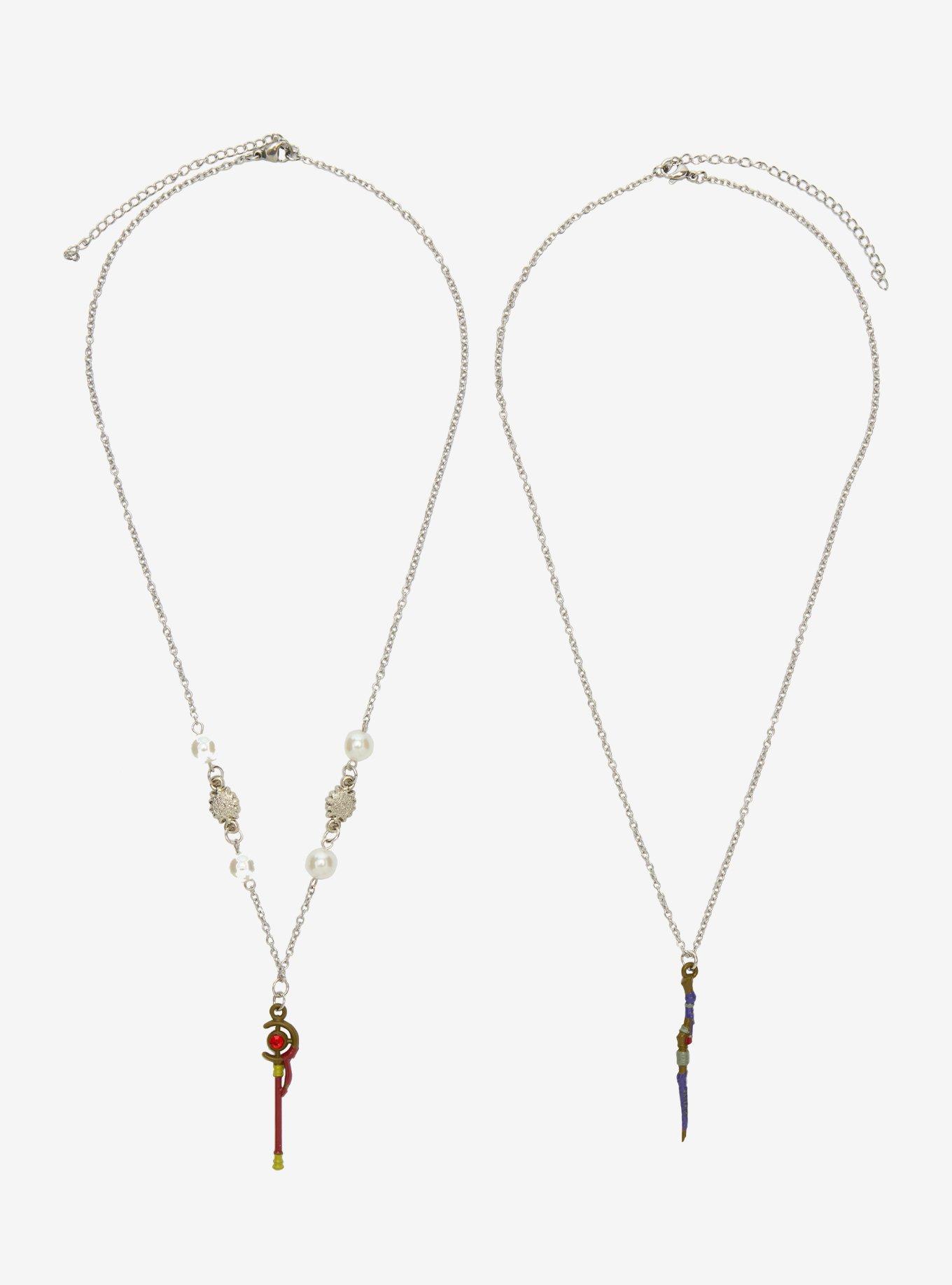 Frieren: Beyond Journey's End Frieren & Fern Staff Best Friend Necklace Set, , hi-res