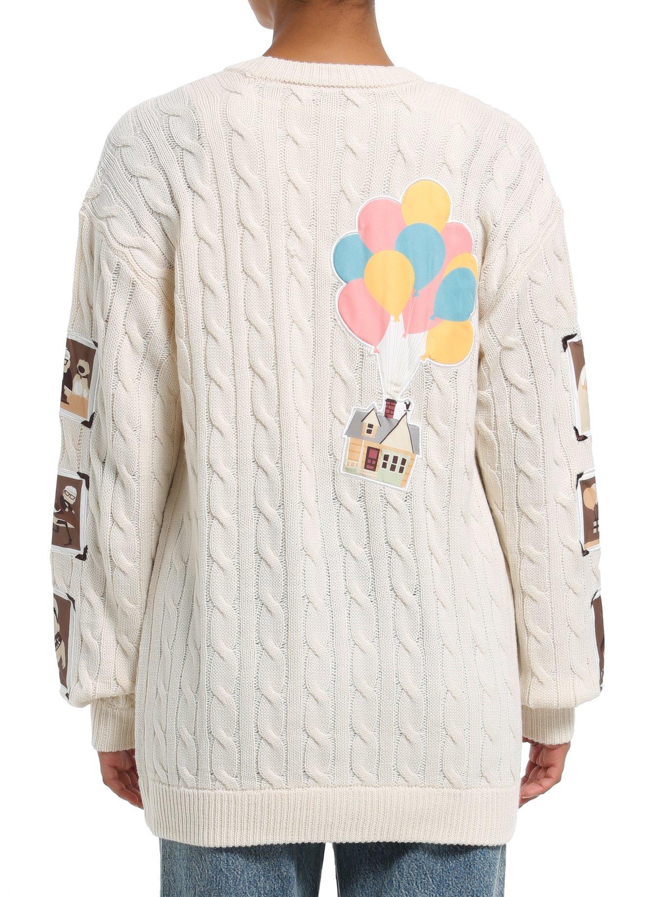 Her Universe Disney Pixar Up Photographs Cable Knit Girls Cardigan, , hi-res