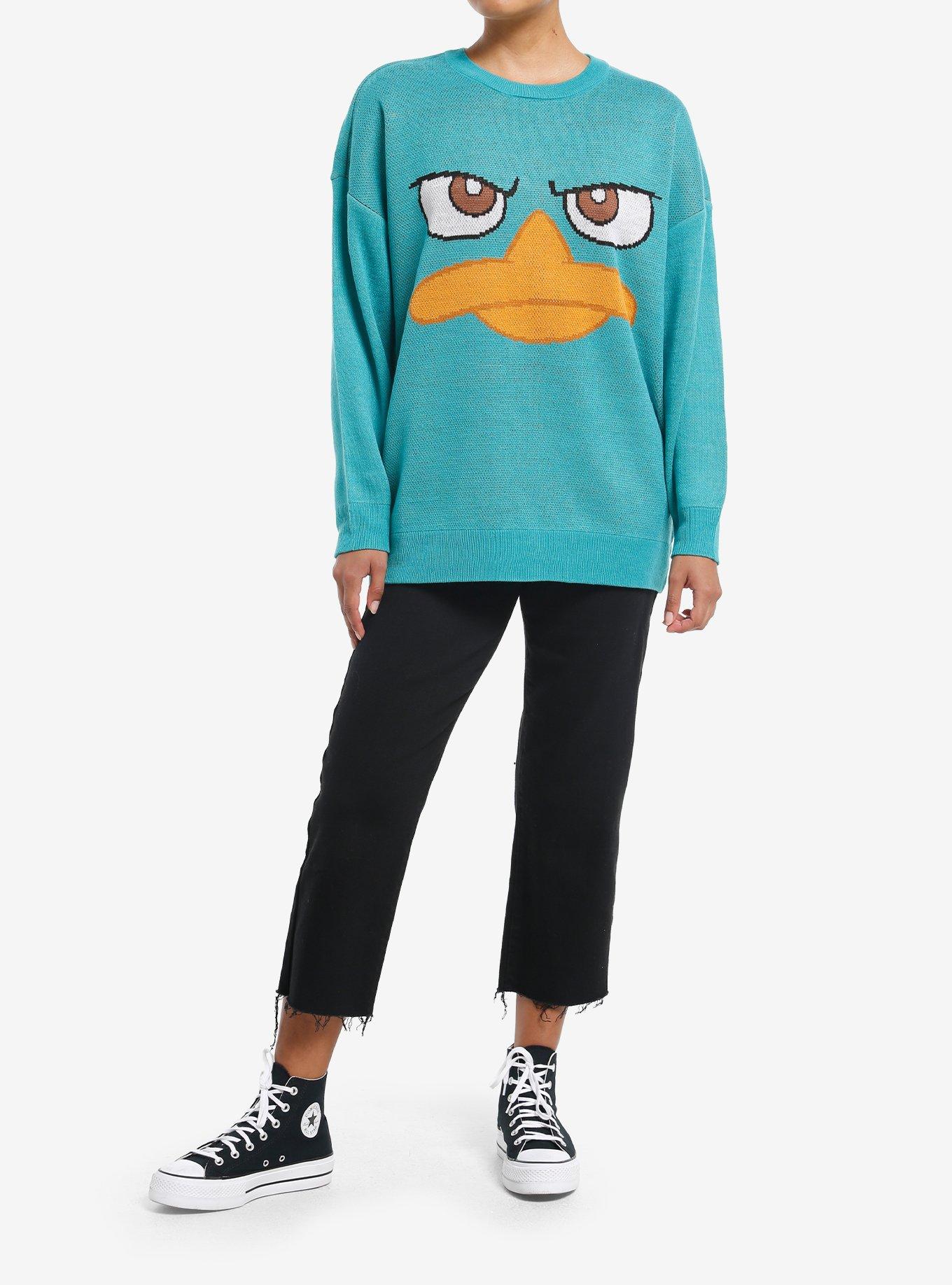 Phineas And Ferb Perry Intarsia Sweater, MULTI, alternate - view 3
