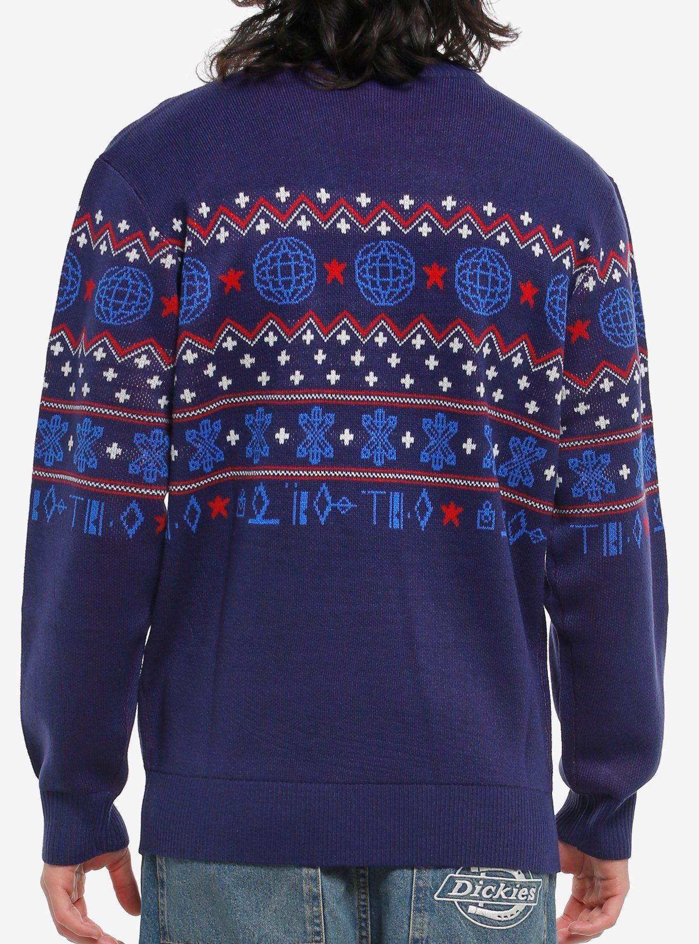 DC Comics Superman Holiday Intarsia Sweater, MULTI, alternate - view 3