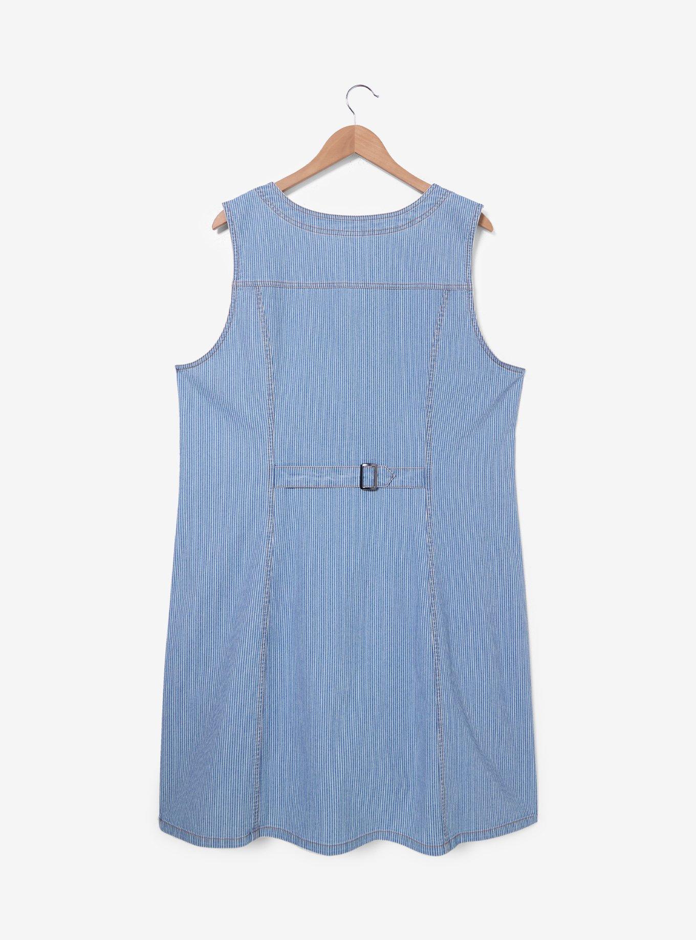 Disney Pixar Up Young Carl & Ellie Denim Plus Size Dress, , hi-res