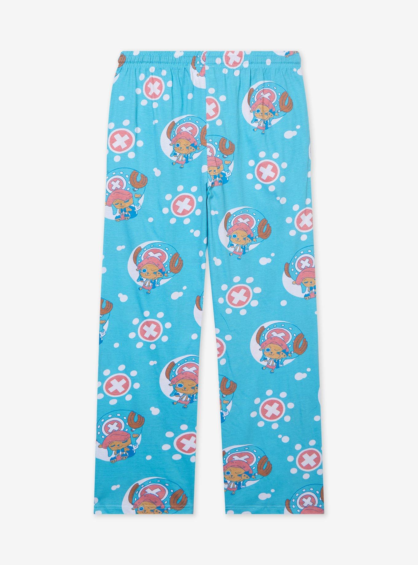 One Piece Chopper Hat Allover Print Sleep Pants - BoxLunch Exclusive, , hi-res