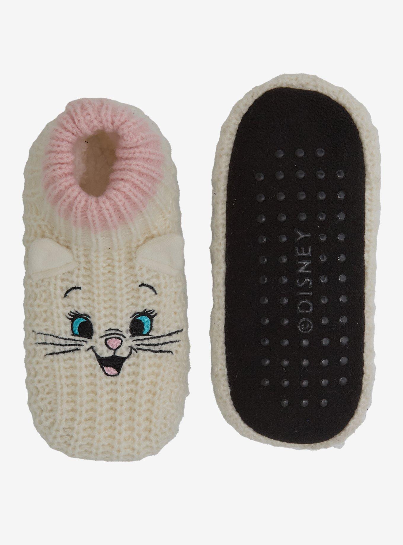 Disney The Aristocats Marie Knit Slipper Socks — BoxLunch Exclusive, , hi-res