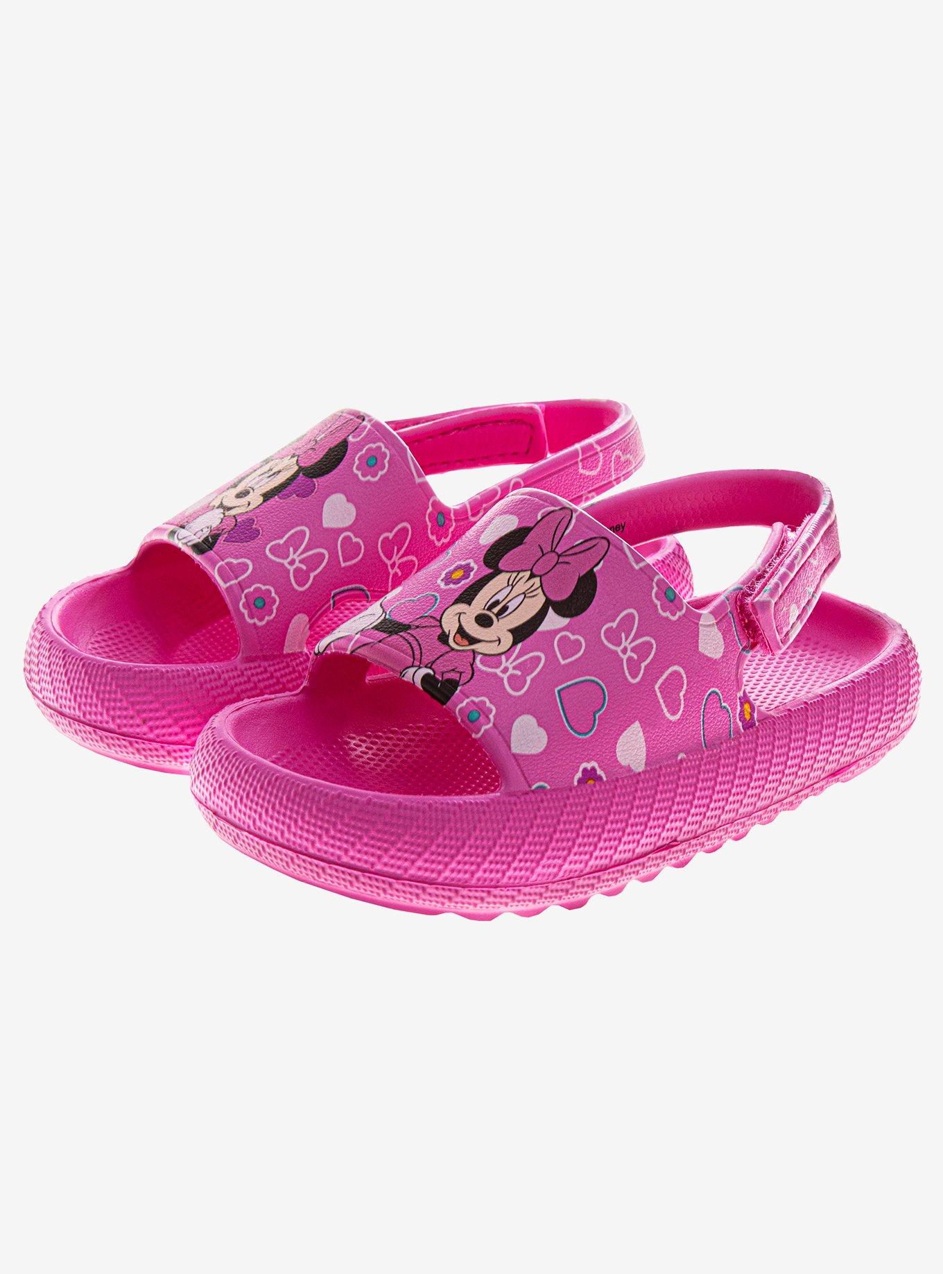 Disney Minnie Mouse Toddler & Kids Slides, PINK, alternate