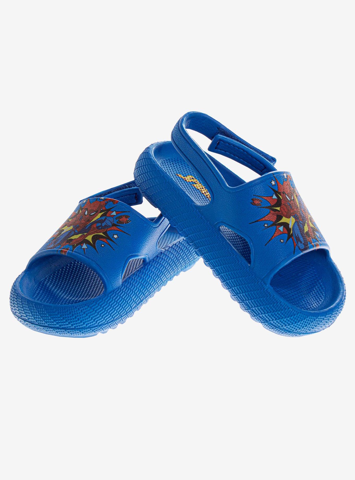 Marvel Spider-Man Toddler & Kids Slides, BLUE, alternate