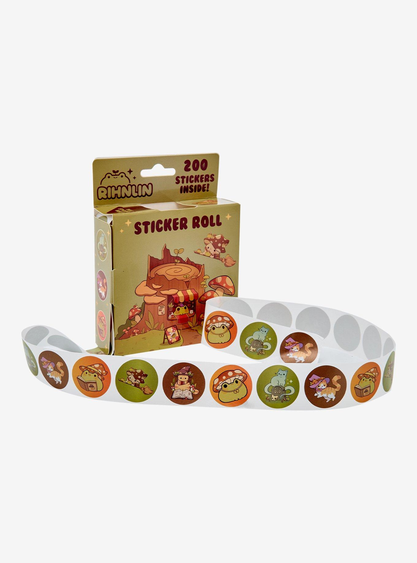 Cottagecore Forest Critters Sticker Roll By Rihnlin, , hi-res