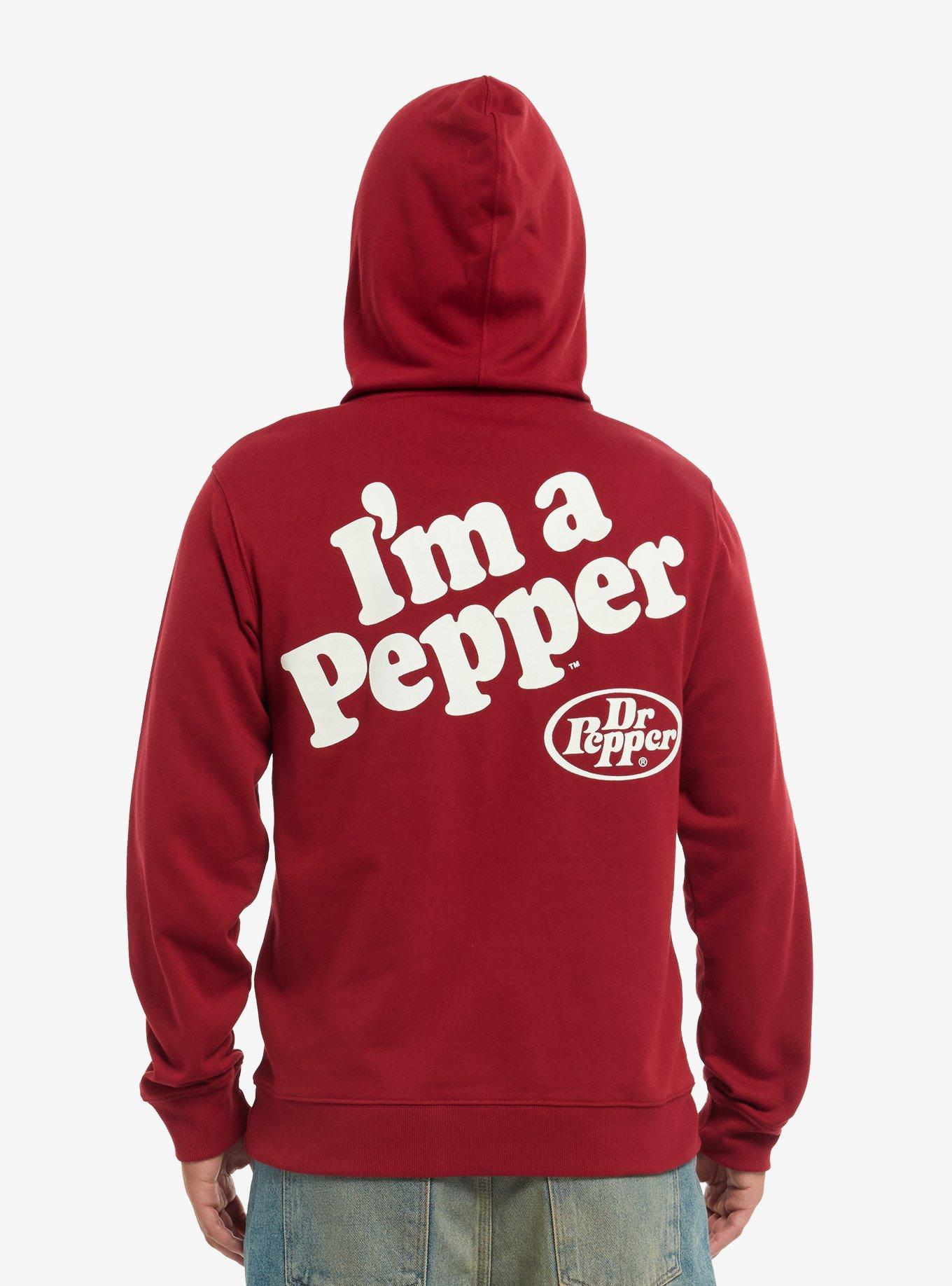 Dr. Pepper I'm A Pepper Hoodie, MAROON, alternate