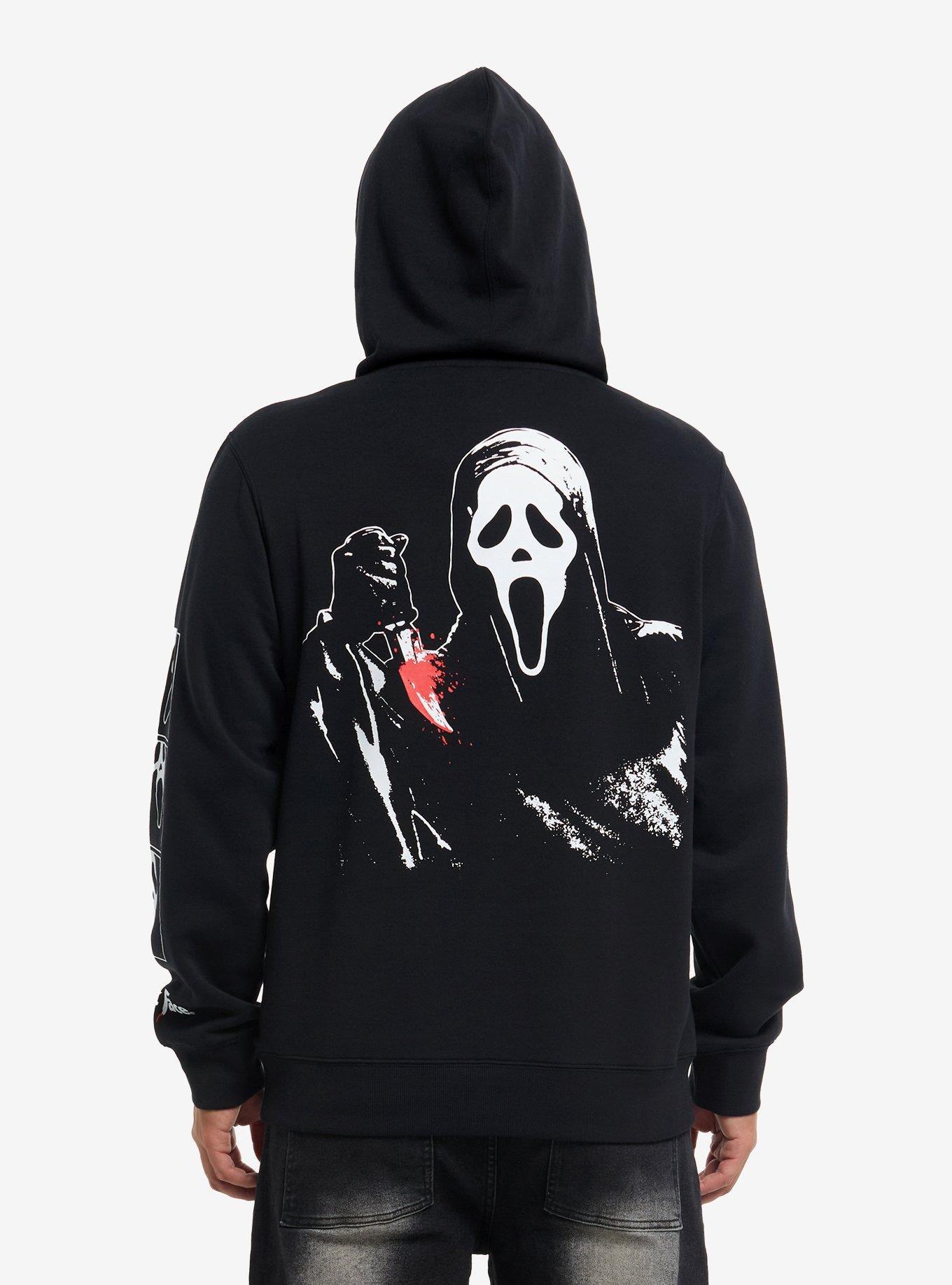 Ghost Face Don't Hang Up Hoodie, BLACK, alternate