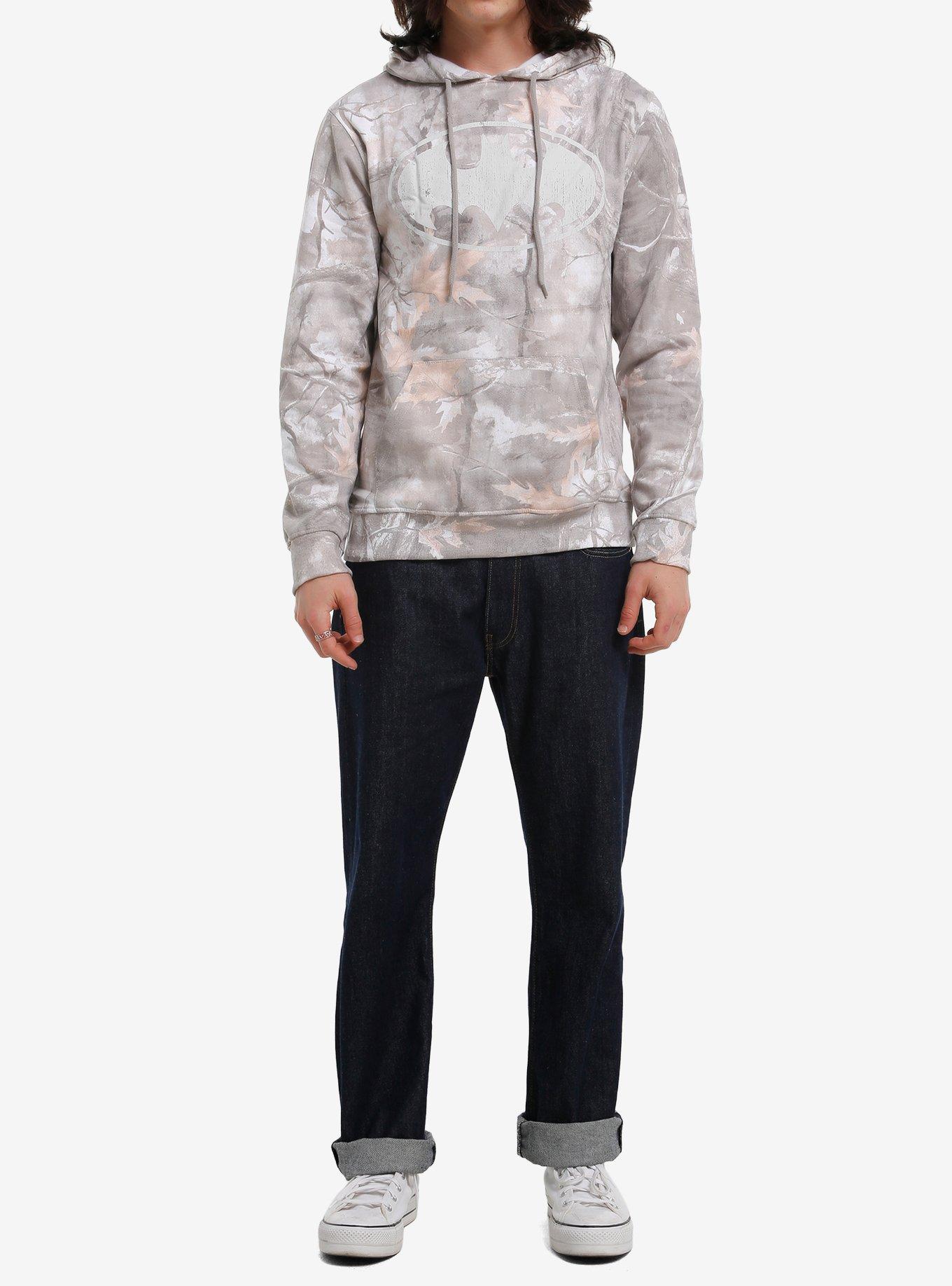 DC Comics Batman Logo Tree Camo Hoodie, MULTI, alternate
