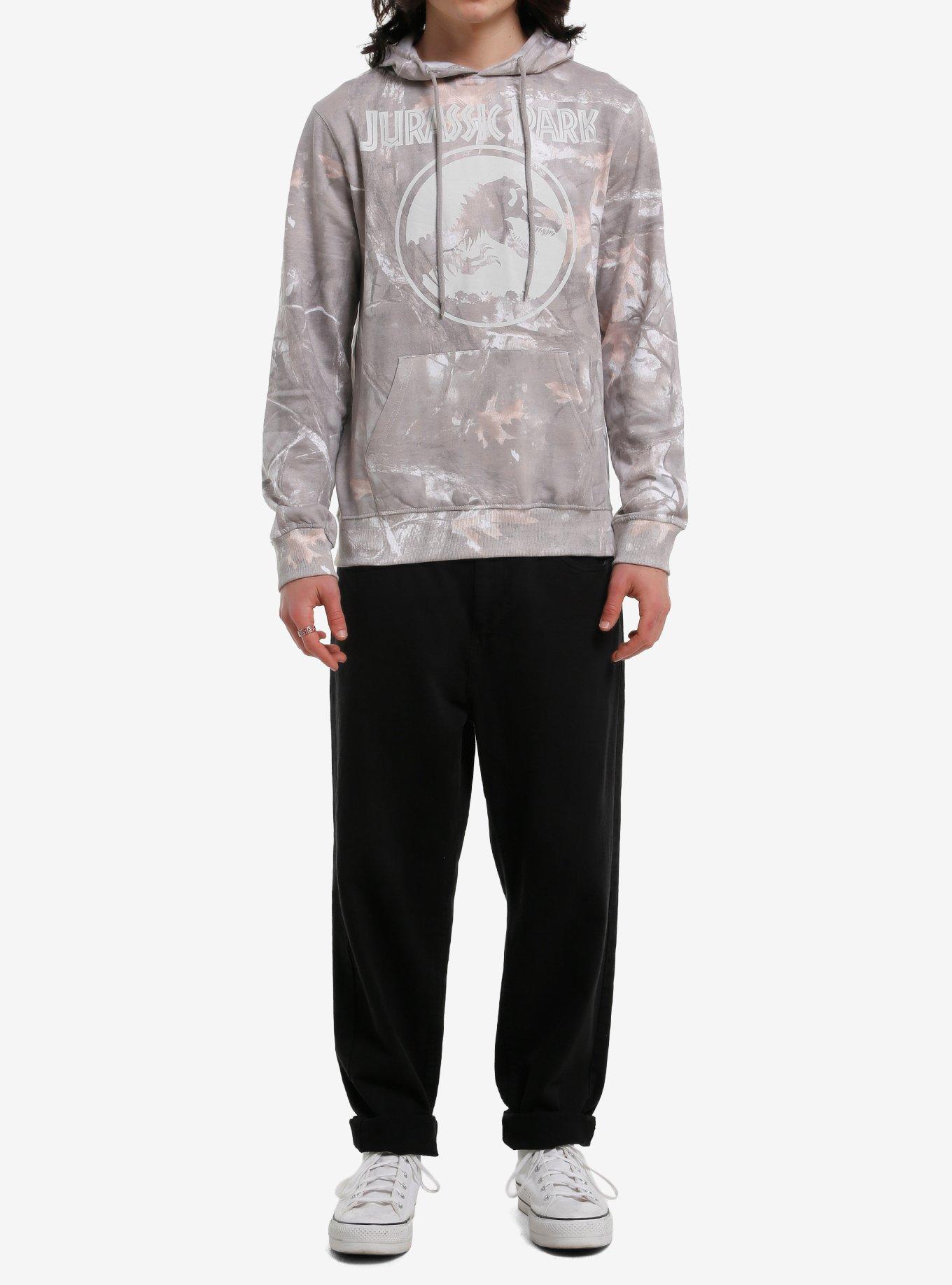 Jurassic Park Logo Tree Camo Hoodie, MULTI, alternate