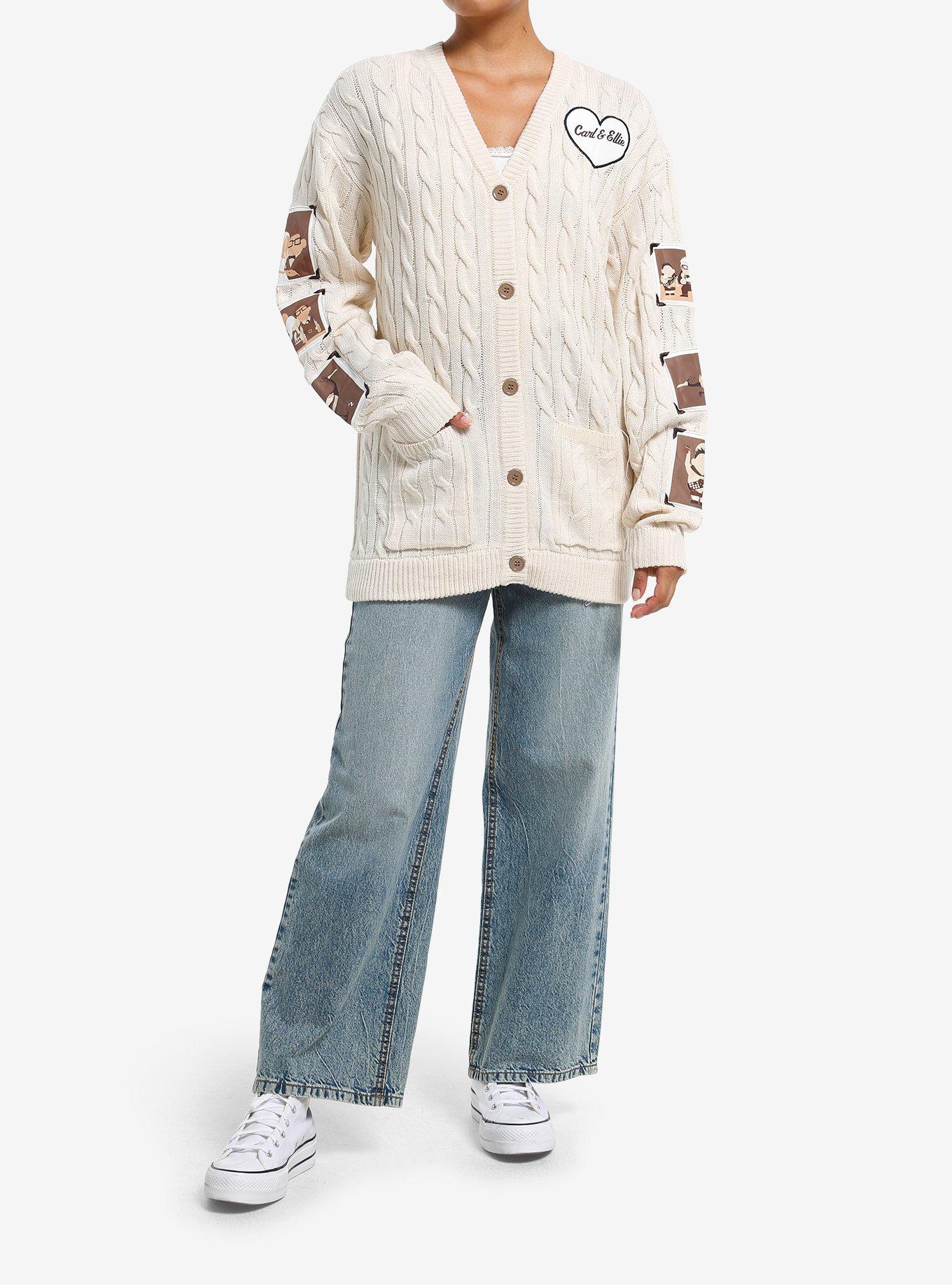 Her Universe Disney Pixar Up Photographs Cable Knit Cardigan, , alternate