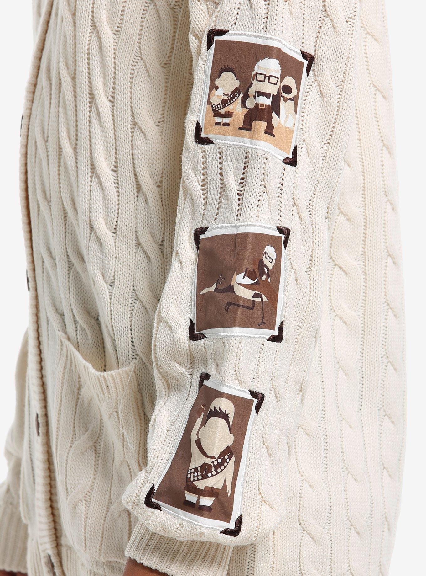 Her Universe Disney Pixar Up Photographs Cable Knit Cardigan, , alternate