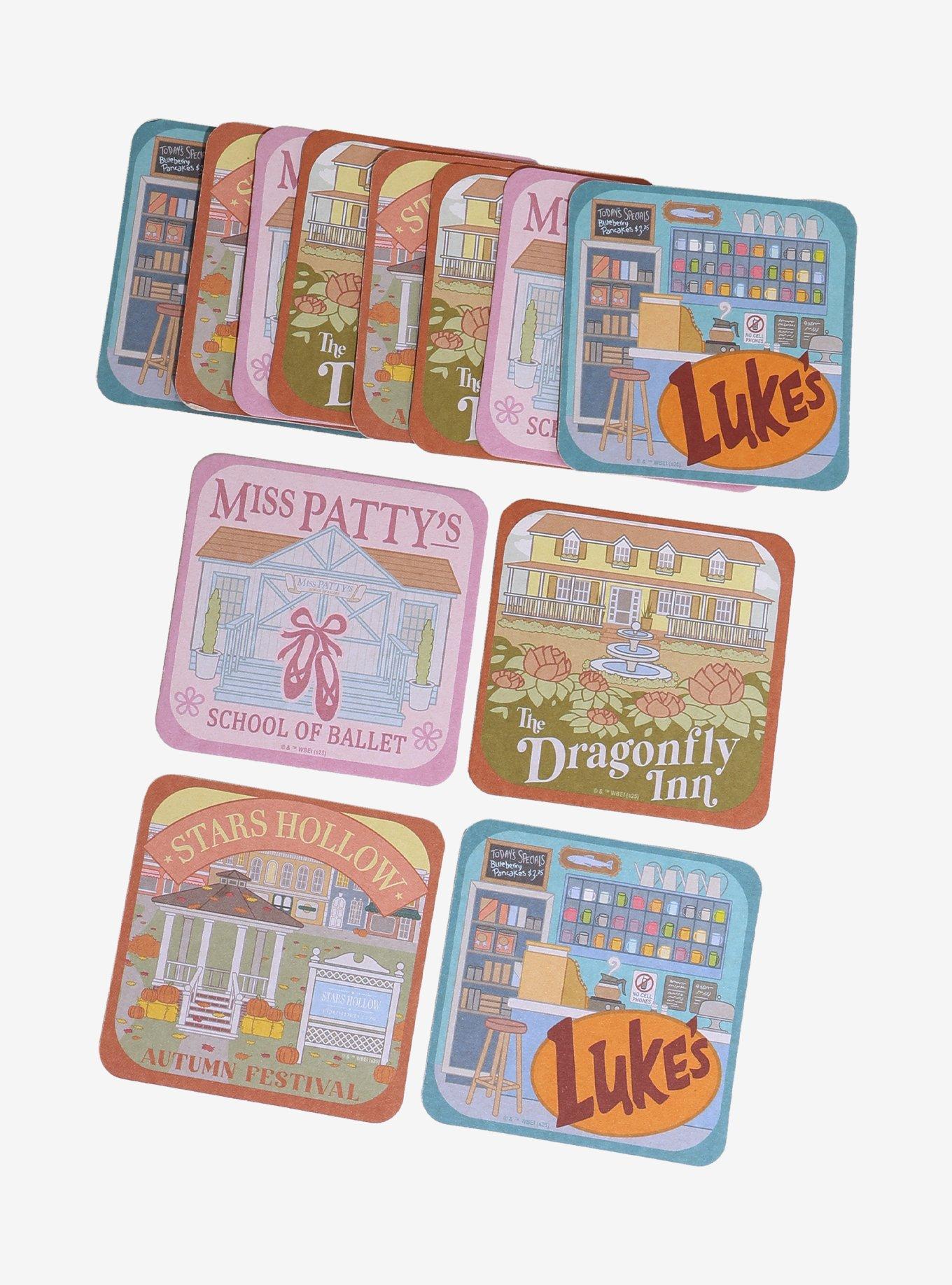 Gilmore Girls Cartoon Drink Coaster Set - BoxLunch Exclusive, , hi-res