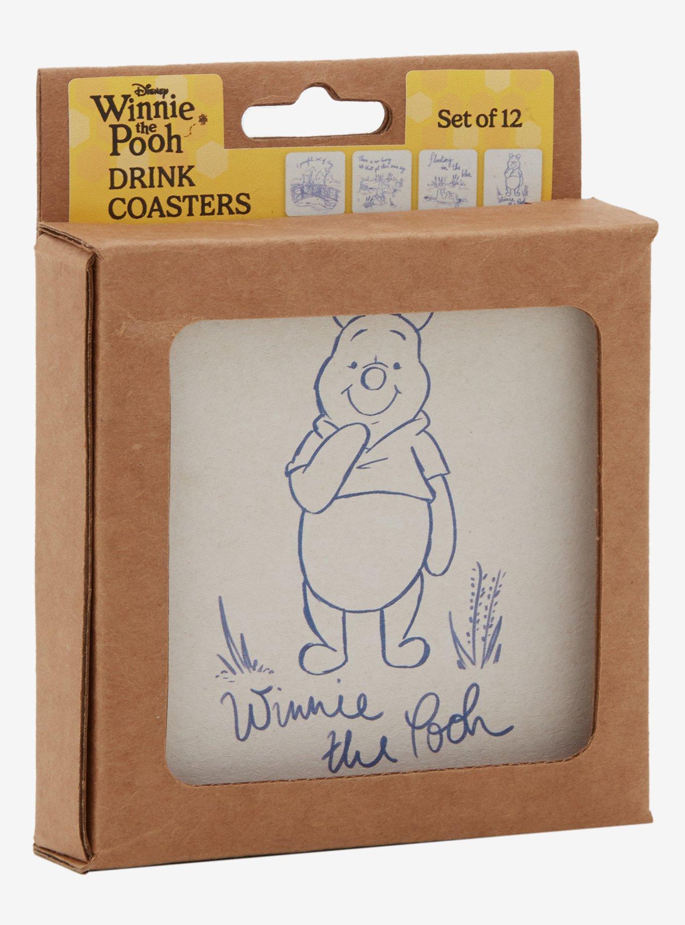 Disney Winnie the Pooh Sketch Scenes Pulpboard Coaster Set - BoxLunch Exclusive, , hi-res