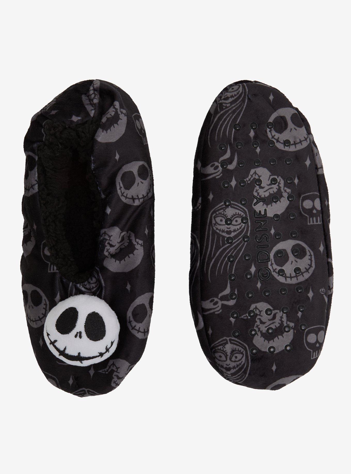 Disney The Nightmare Before Christmas Jack Skellington Slipper Socks — BoxLunch Exclusive, , hi-res