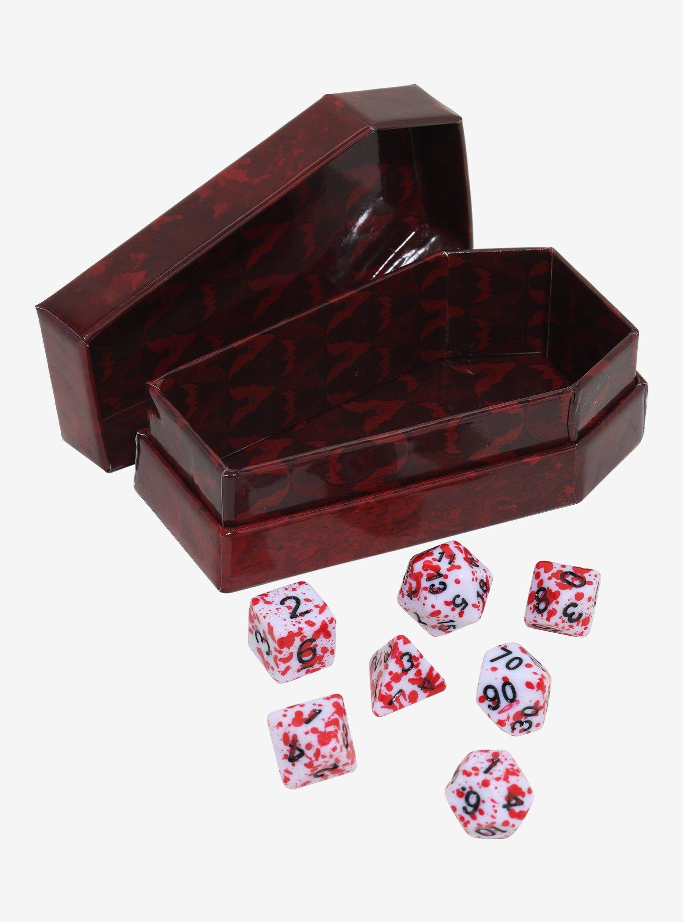 Vampire Bloodlust Polyhedral Dice Set Hot Topic Exclusive, , hi-res