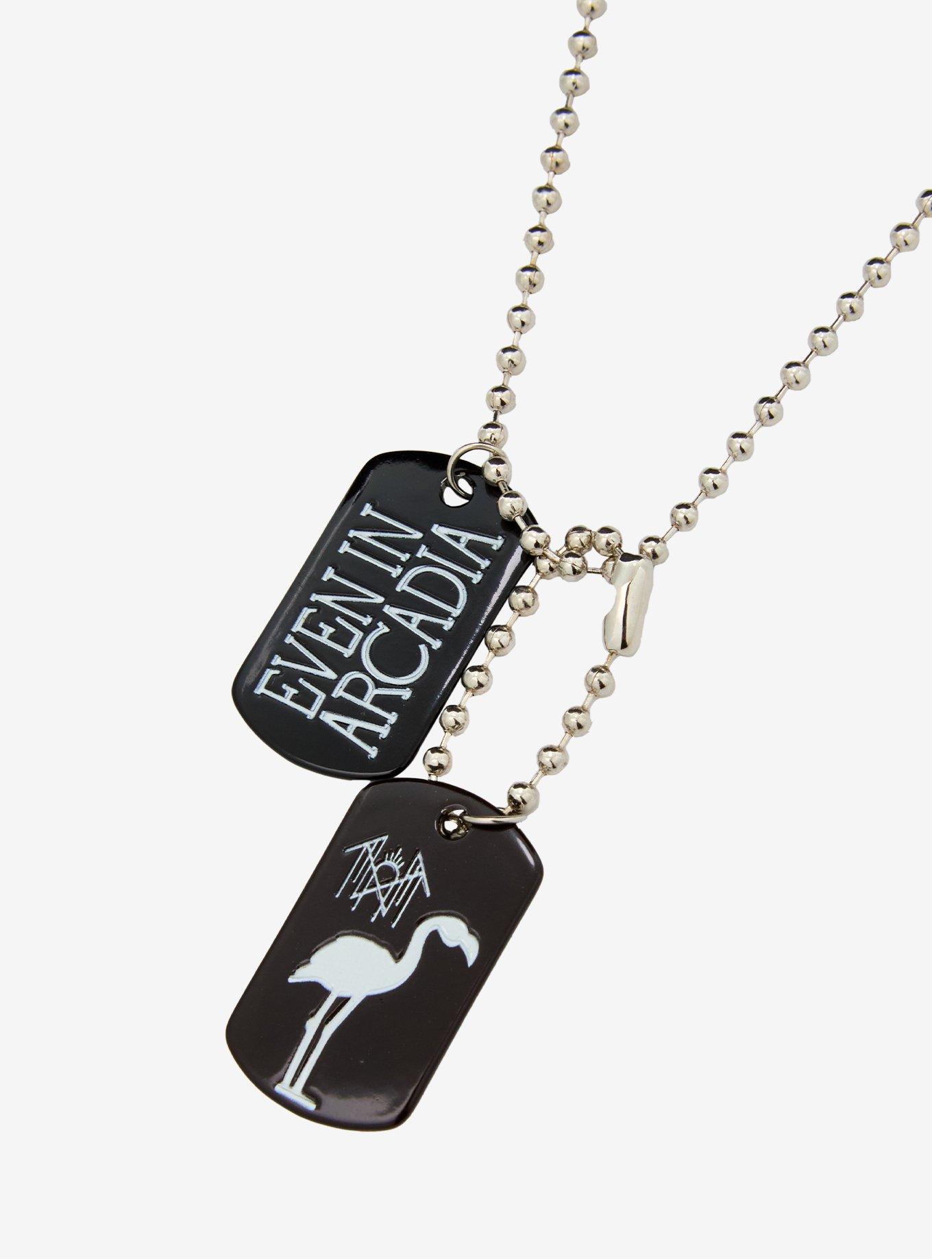Sleep Token Even In Arcadia Dog Tag Necklace, , alternate