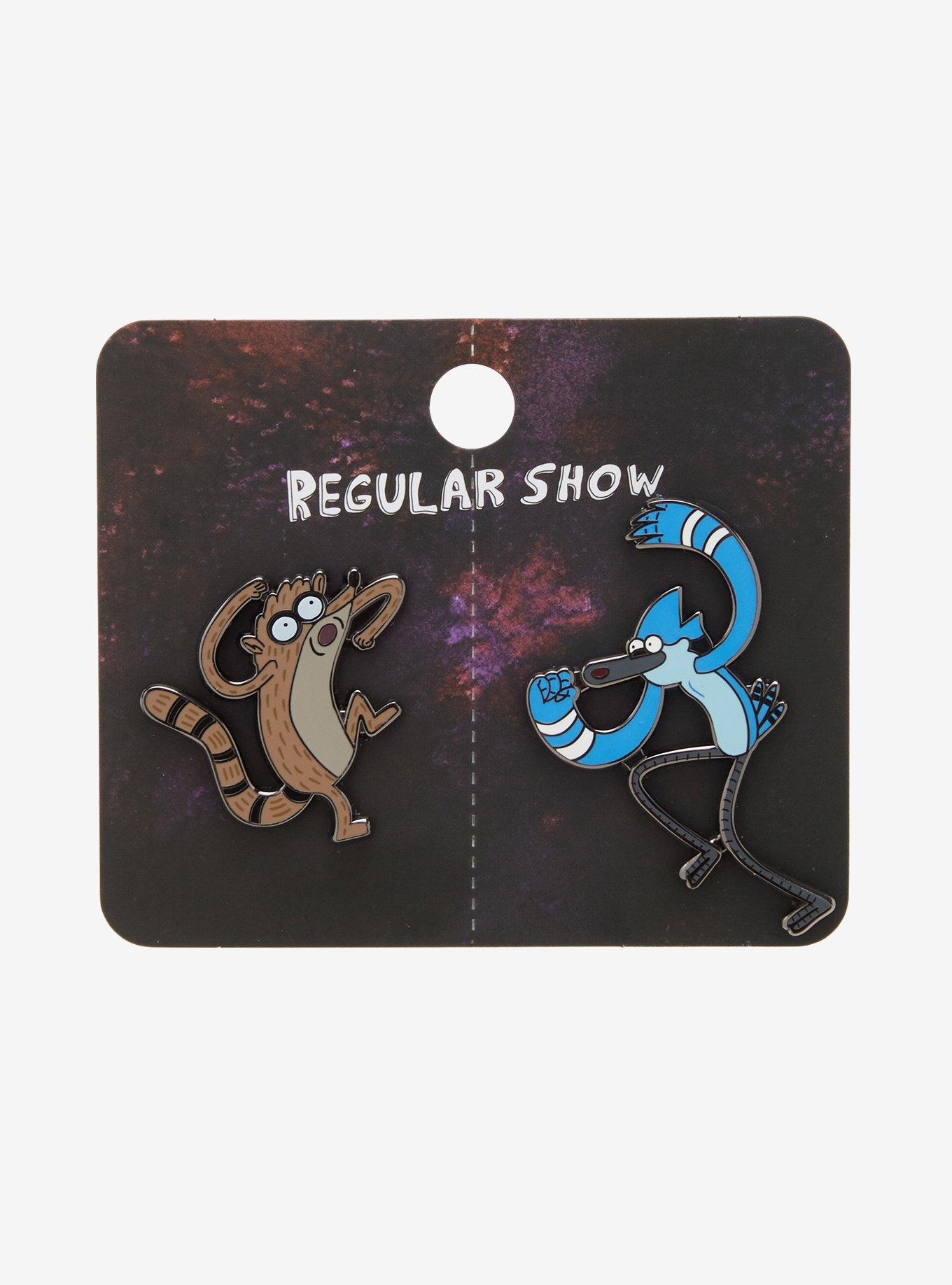 Regular Show Mordecai & Rigby Enamel Pin Set