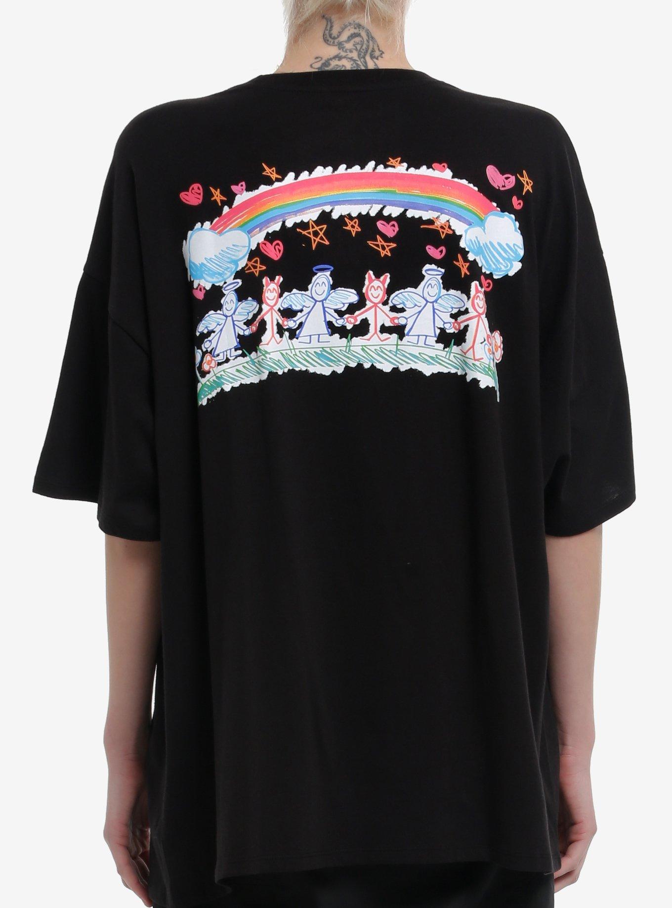 Hazbin Hotel Charlie Doodles Oversized T-Shirt, , hi-res