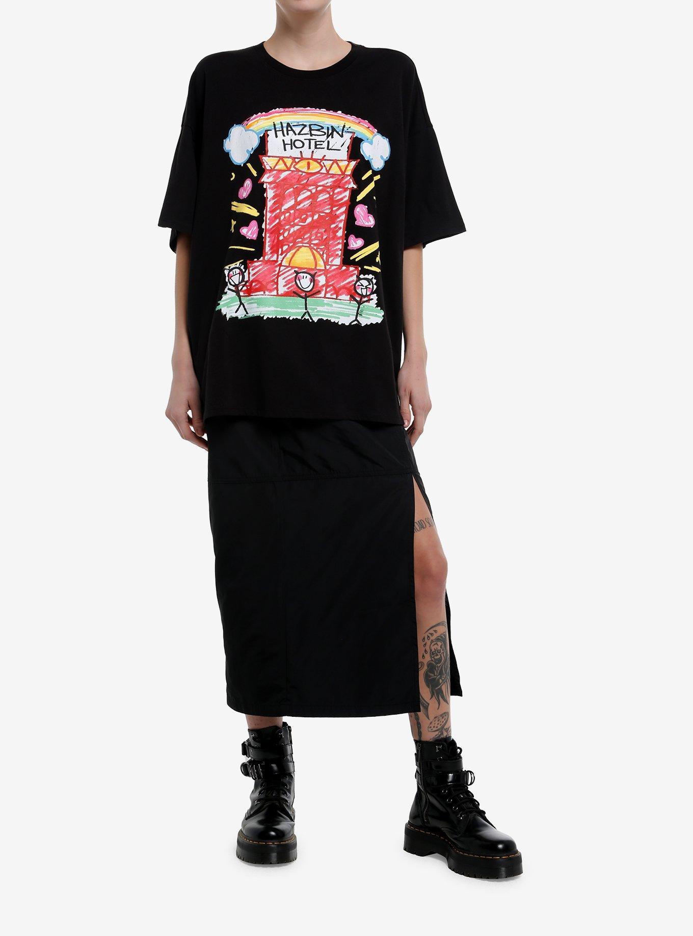 Hazbin Hotel Charlie Doodles Oversized T-Shirt, , alternate