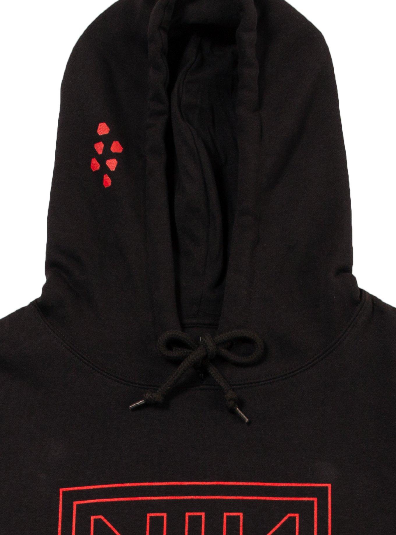 Nine Inch Nails X Tron: Ares Double-Sided Hoodie Hot Topic Exclusive, BLACK, alternate