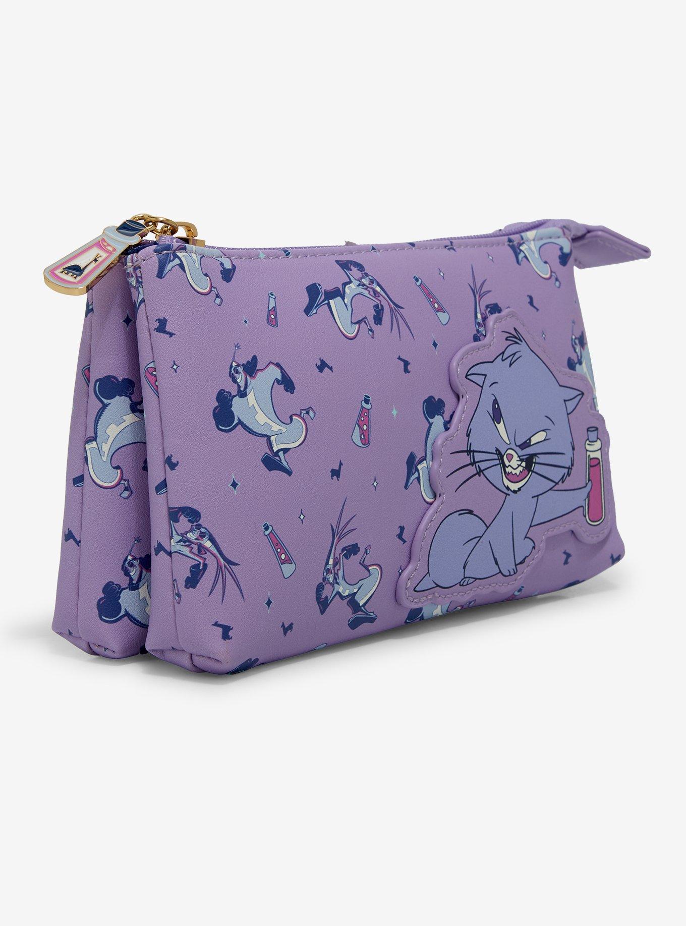 Disney The Emperor's New Groove Cat Yzma Allover Print Cosmetic Bag - BoxLunch Exclusive, , hi-res