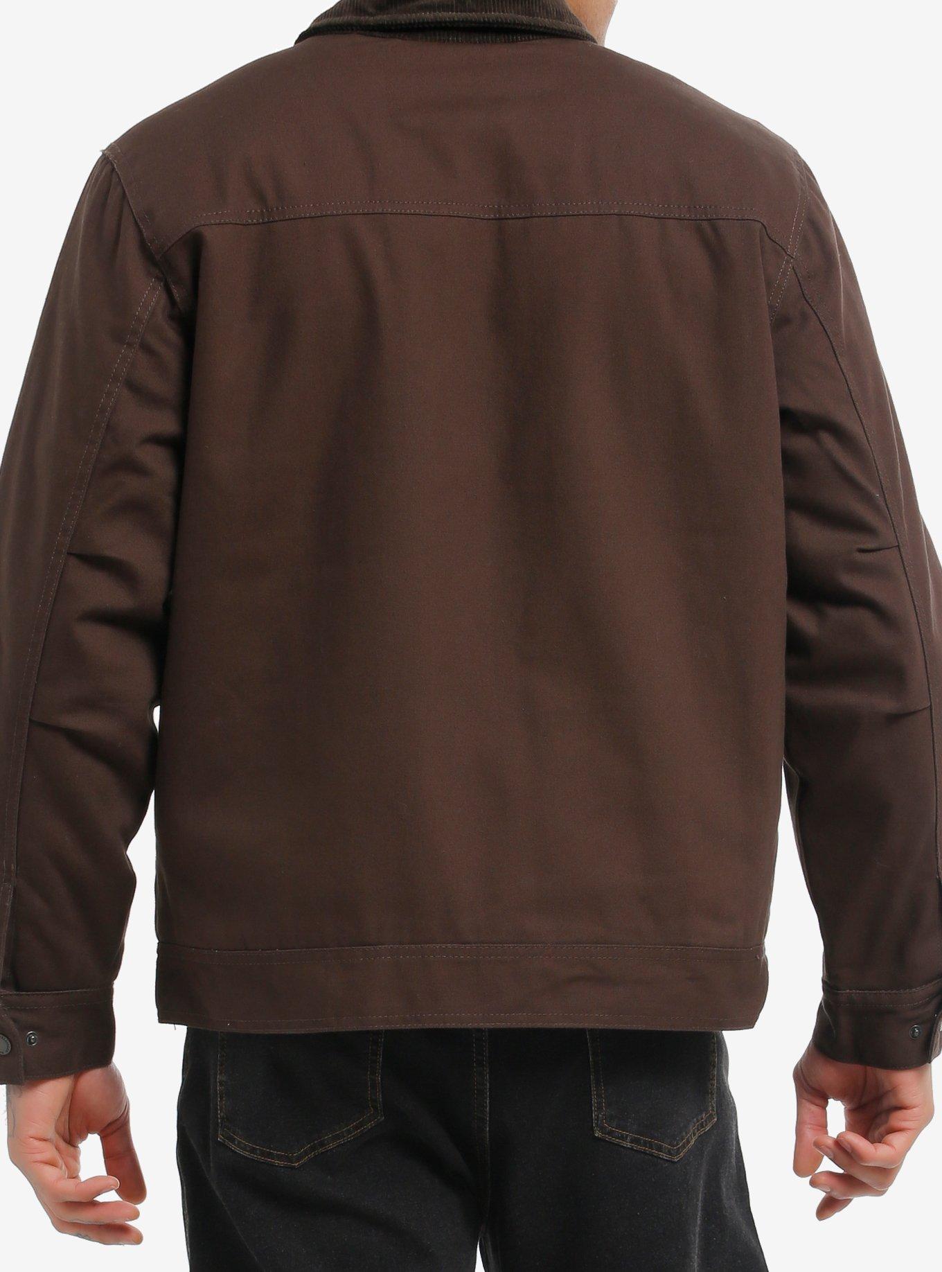 Brown Work Jacket, BROWN, alternate