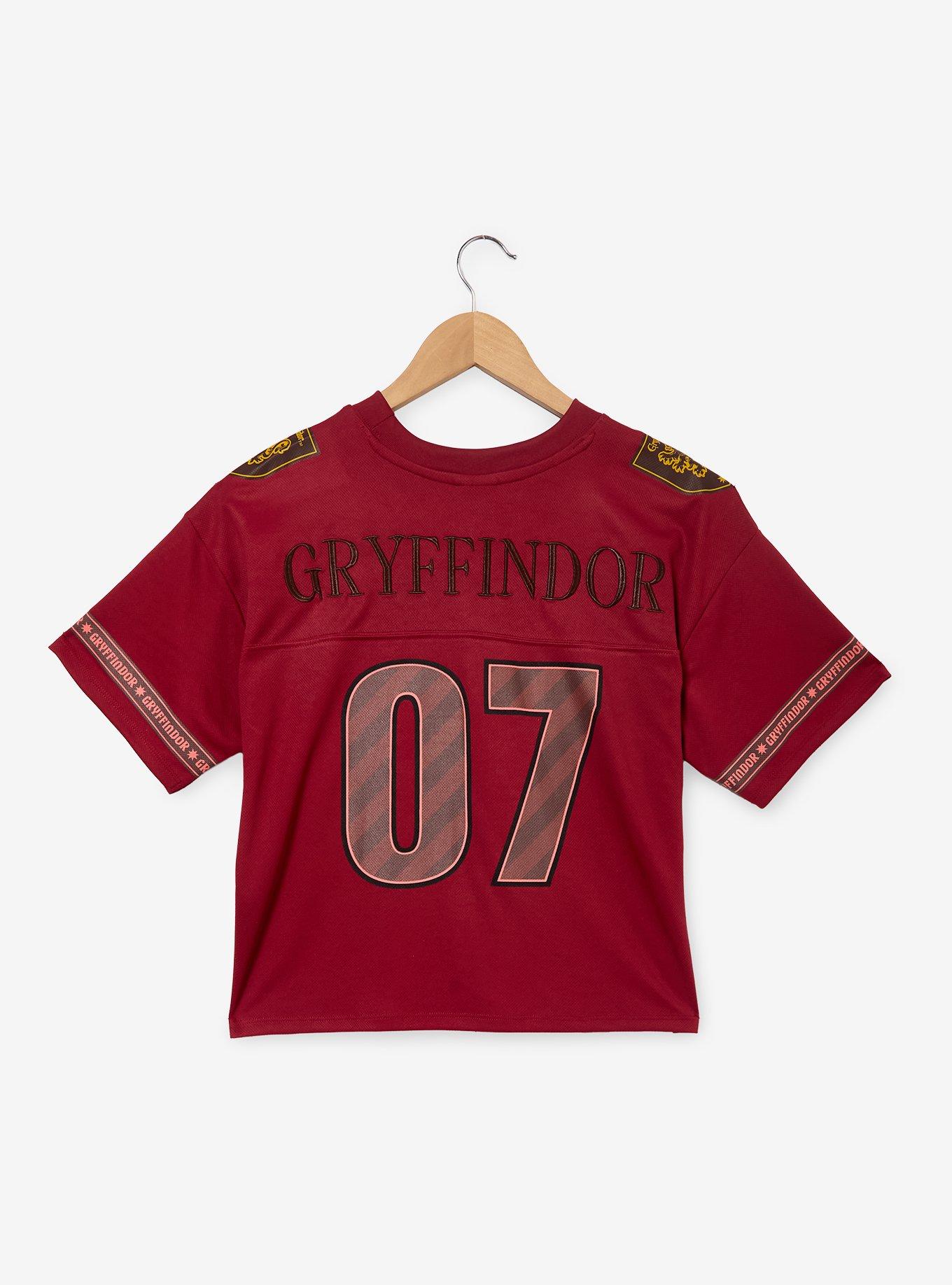 Harry Potter Gryffindor Women's Cropped Football Jersey - BoxLunch Exclusive, , hi-res