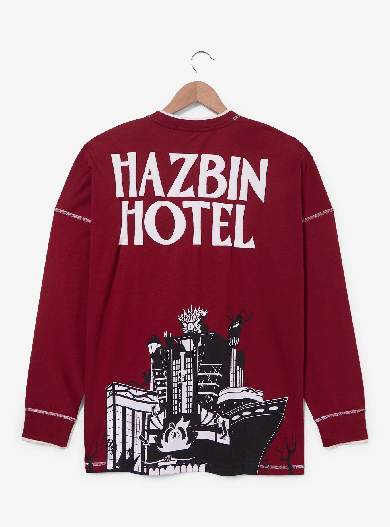 Hazbin Hotel Title Long Sleeve T-Shirt — BoxLunch Exclusive, , hi-res