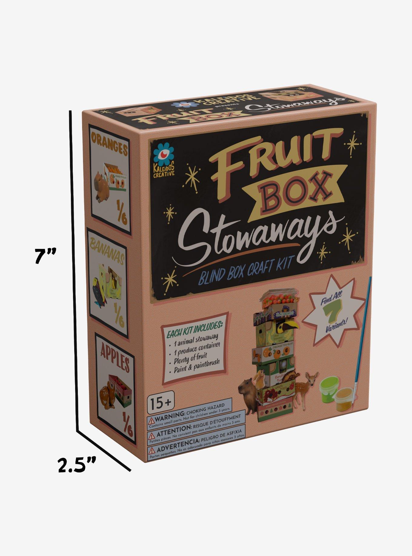 Kaleidos Creative Fruit Box Stowaways Blind Box Figure, , alternate