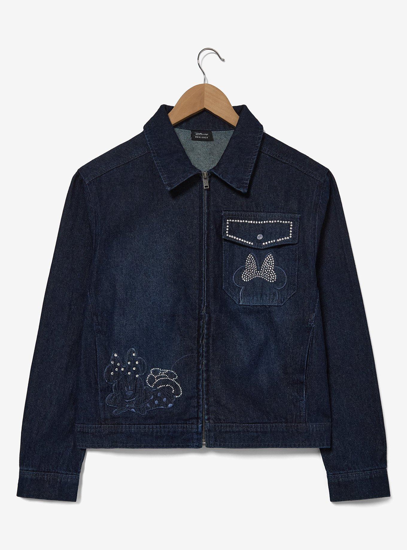 Disney Minnie Mouse Rhinestone Denim Jacket, , hi-res