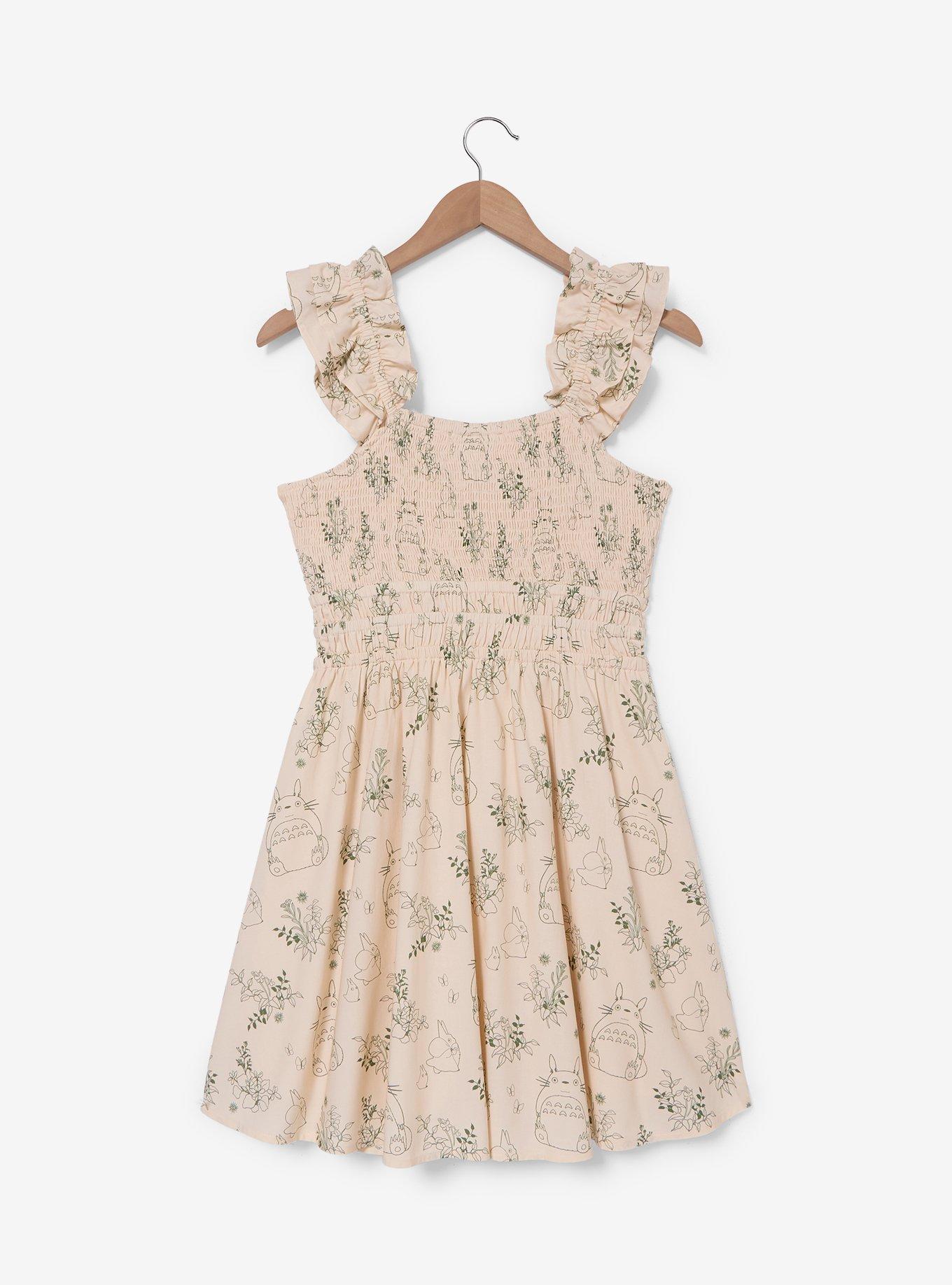 Studio Ghibli&reg; My Neighbor Totoro Botanical Allover Print Dress, , hi-res