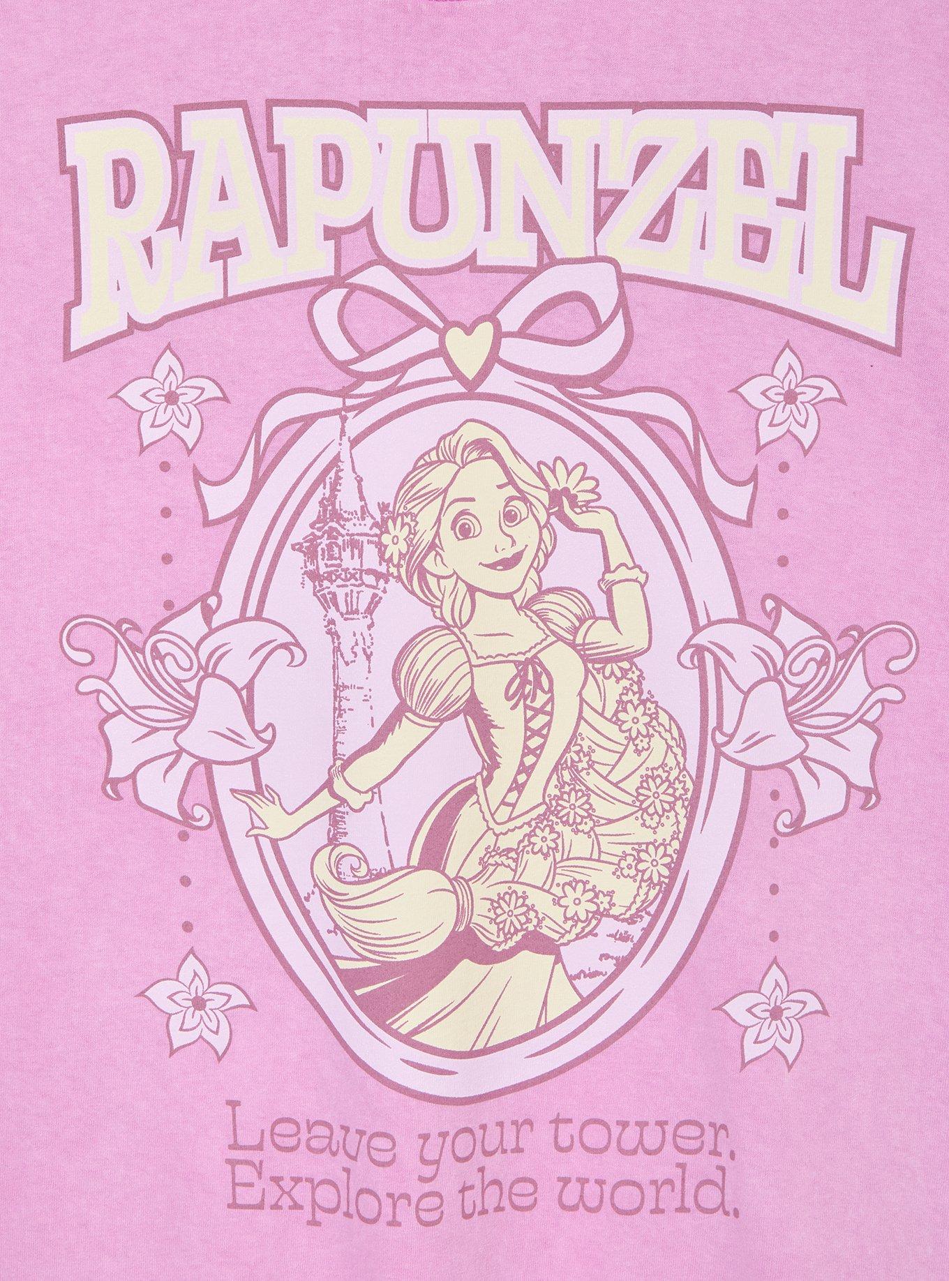 Disney Tangled Rapunzel Explore the World Tonal Women's T-Shirt — BoxLunch Exclusive, , hi-res