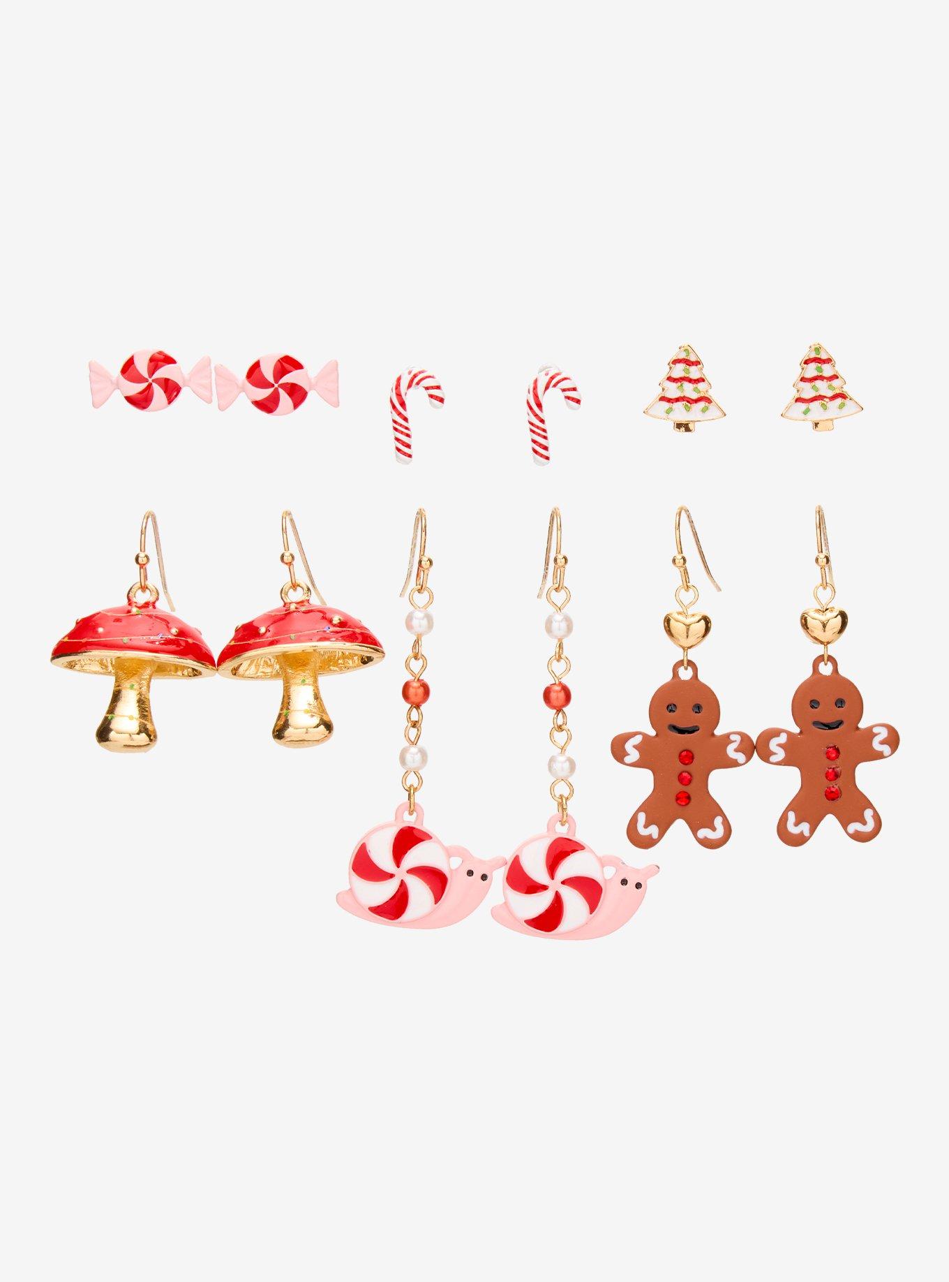 Sweet Society Holiday Treats Earring Set, , hi-res