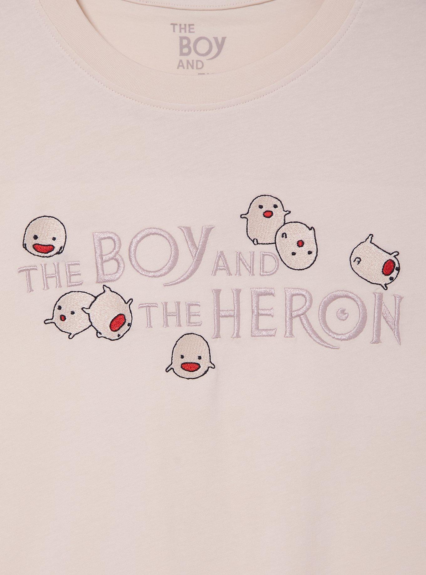 Studio Ghibli® The Boy and Heron Warawara Embroidered T-Shirt - BoxLunch Exclusive
