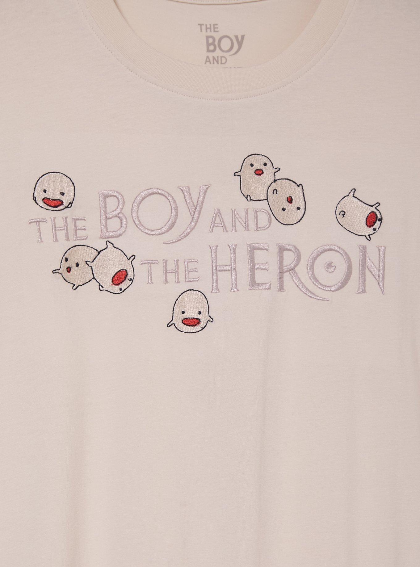 Studio Ghibli&reg; The Boy and the Heron Embroidered Women's Plus Size T-Shirt - BoxLunch Exclusive, , hi-res