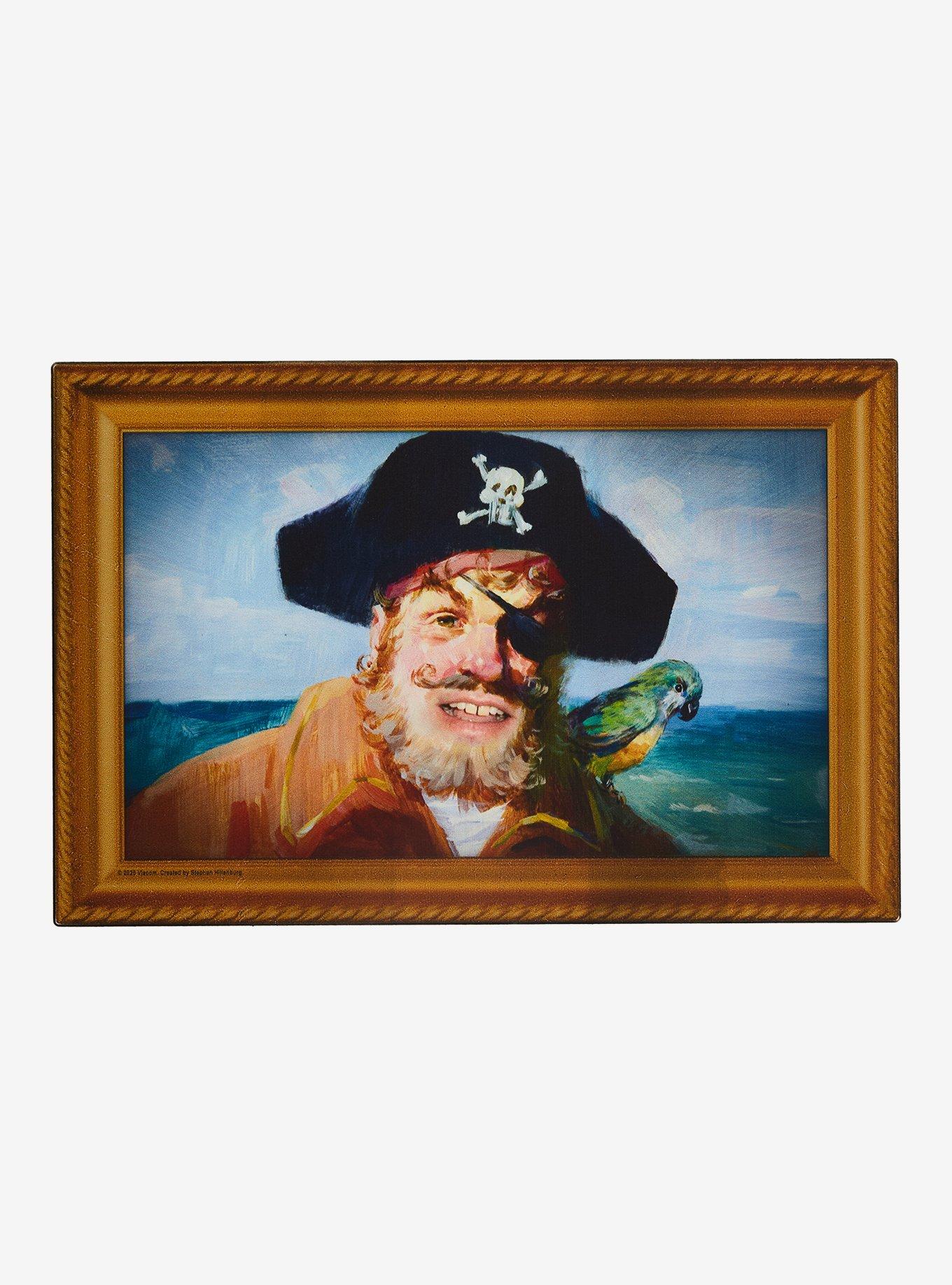 SpongeBob SquarePants Patchy The Pirate Painting Wall Art - BoxLunch Exclusive, , hi-res
