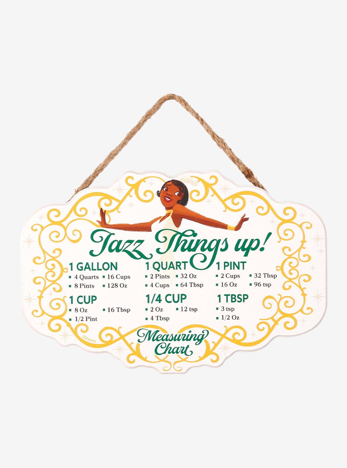 Disney The Princess and The Frog Tiana Jazz Kitchen Conversion Chart, , hi-res